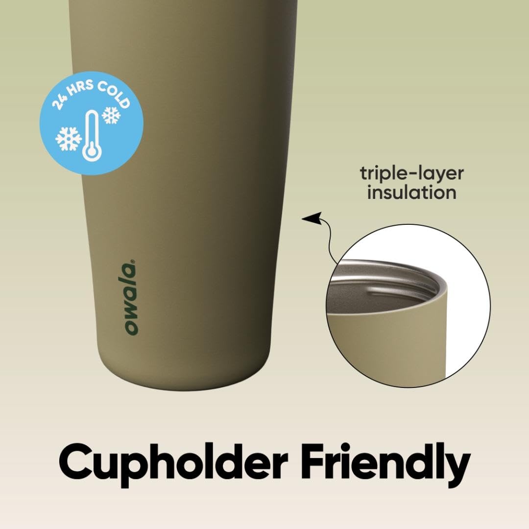 Owala FreeSip Sway Insulated Stainless Steel Water Bottle with Two-Way Spout, Built-In Straw and Bucket Handle, Made for Travel, School, and Sports, 40oz, BPA Free, Leak Proof, Off Road jlhbookstore.store