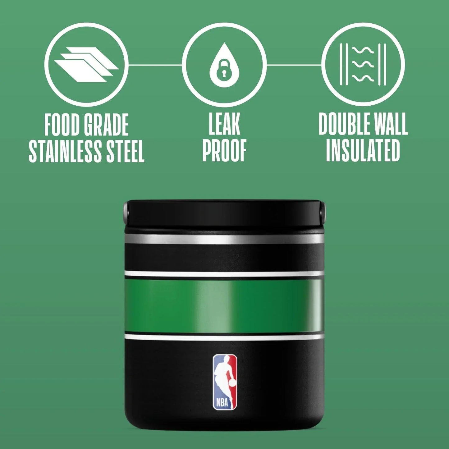 Hydrapeak 25oz Stainless Steel Vacuum Insulated Food Jar for Hot Food and Cold Food, Wide Mouth Leak-Proof Soup Jar for Adults, 10 Hours Hot and 16 Hours Cold (Seafoam) - Jlhbookstore.store