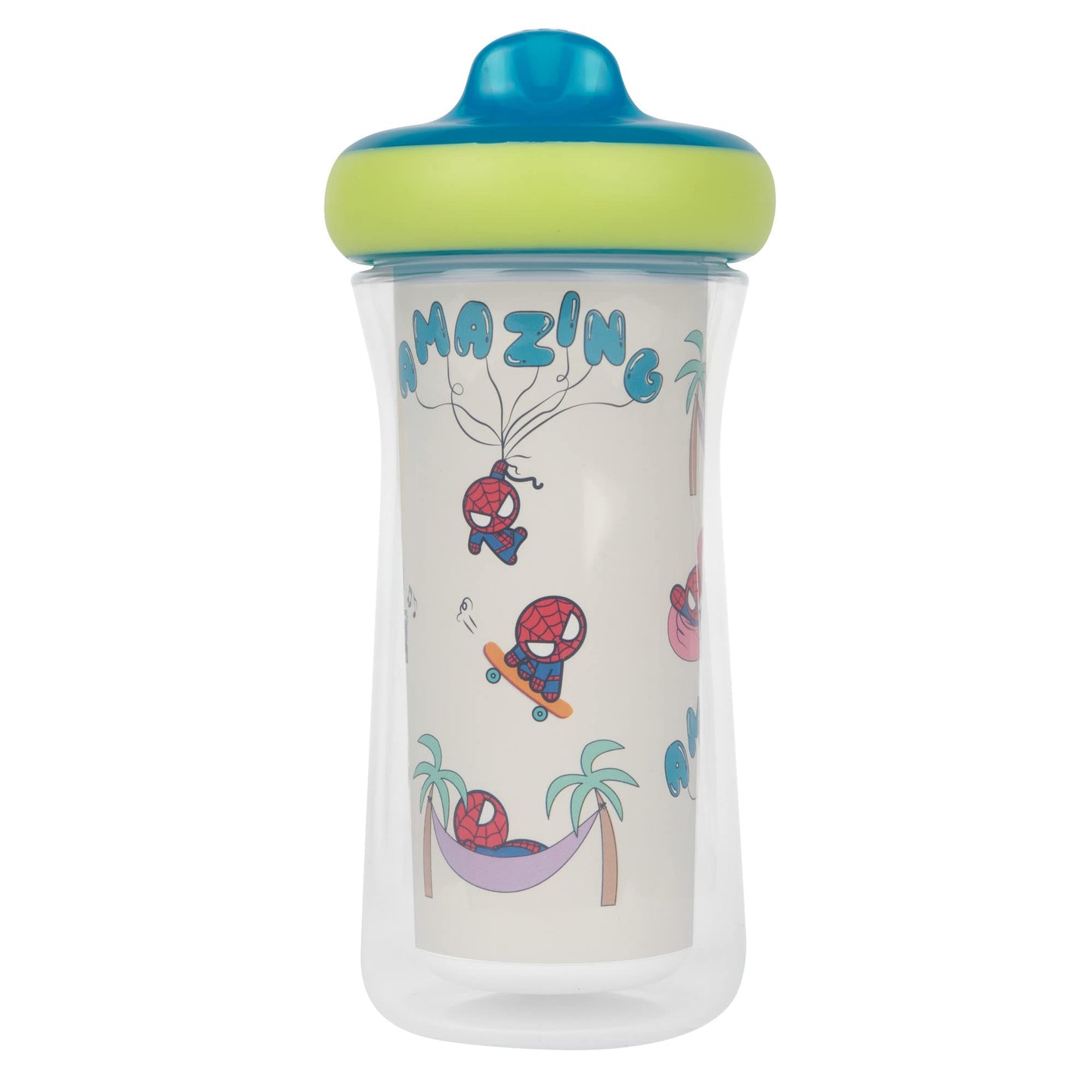 The First Years Disney Princess Kids Insulated Sippy Cups - Dishwasher Safe Spill Proof Toddler Cups - Ages 12 Months and Up - 9 Ounces - 2 Count
