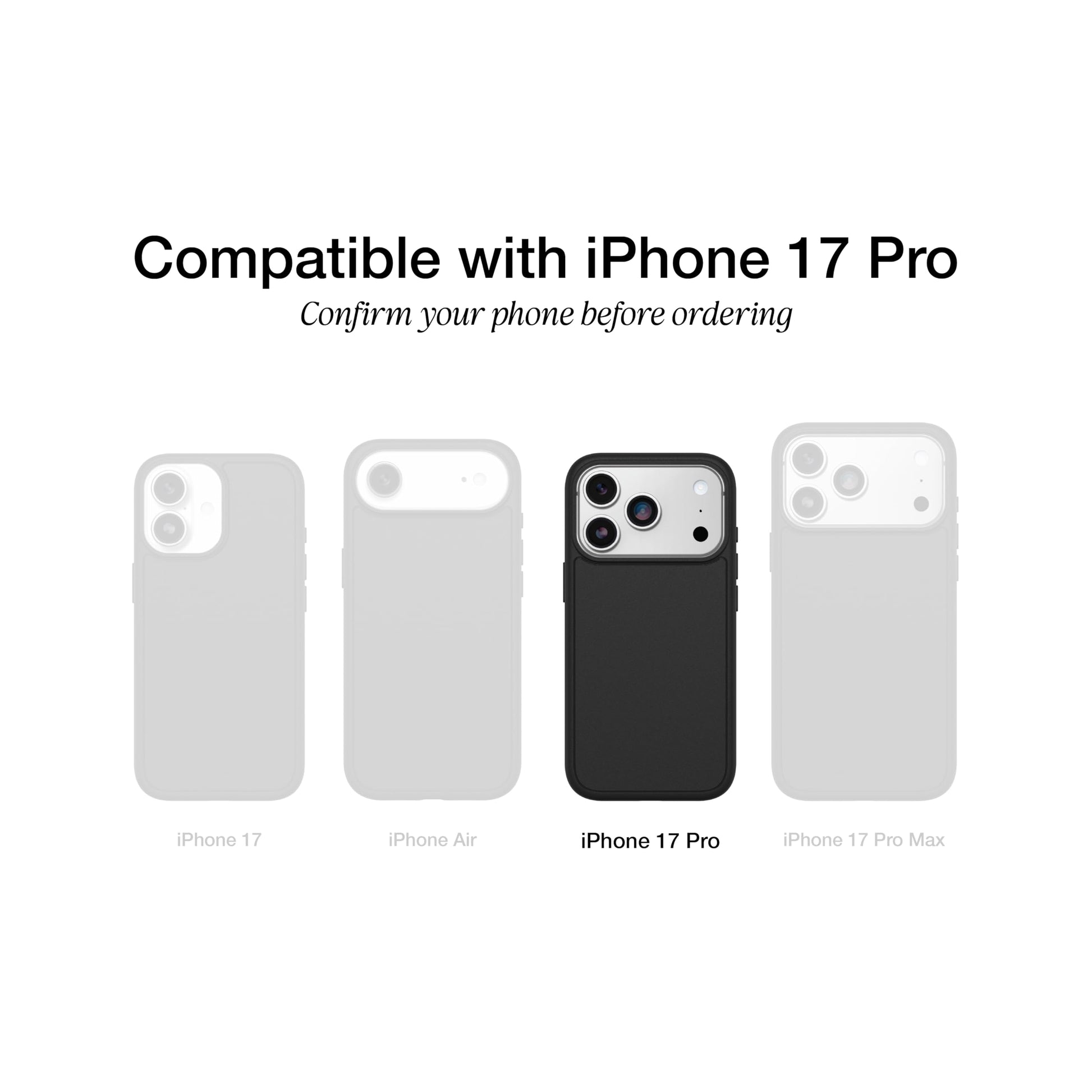 OtterBox iPhone 17 Pro Max Defender Pro Series Case - Black - Tough, Rugged & Durable iPhone Case, Snaps on MagSafe jlhbookstore.store