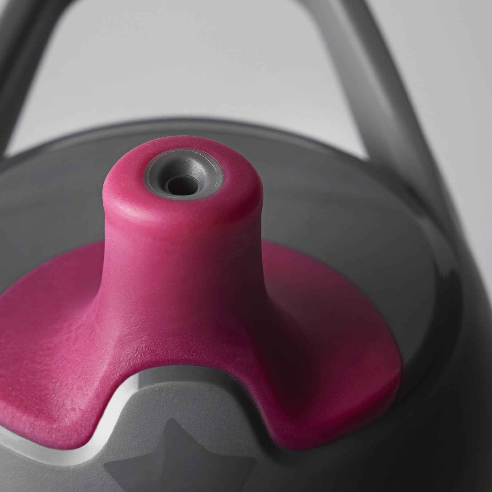 Tommee Tippee Insulated 9oz Sporty Spout Toddler Water Bottle, No Spill, Sippy Cups for Toddlers 1-3, Two-Piece Valve Helps Stop Spills, Lilac & Plum, BPA Free, Pack of 2