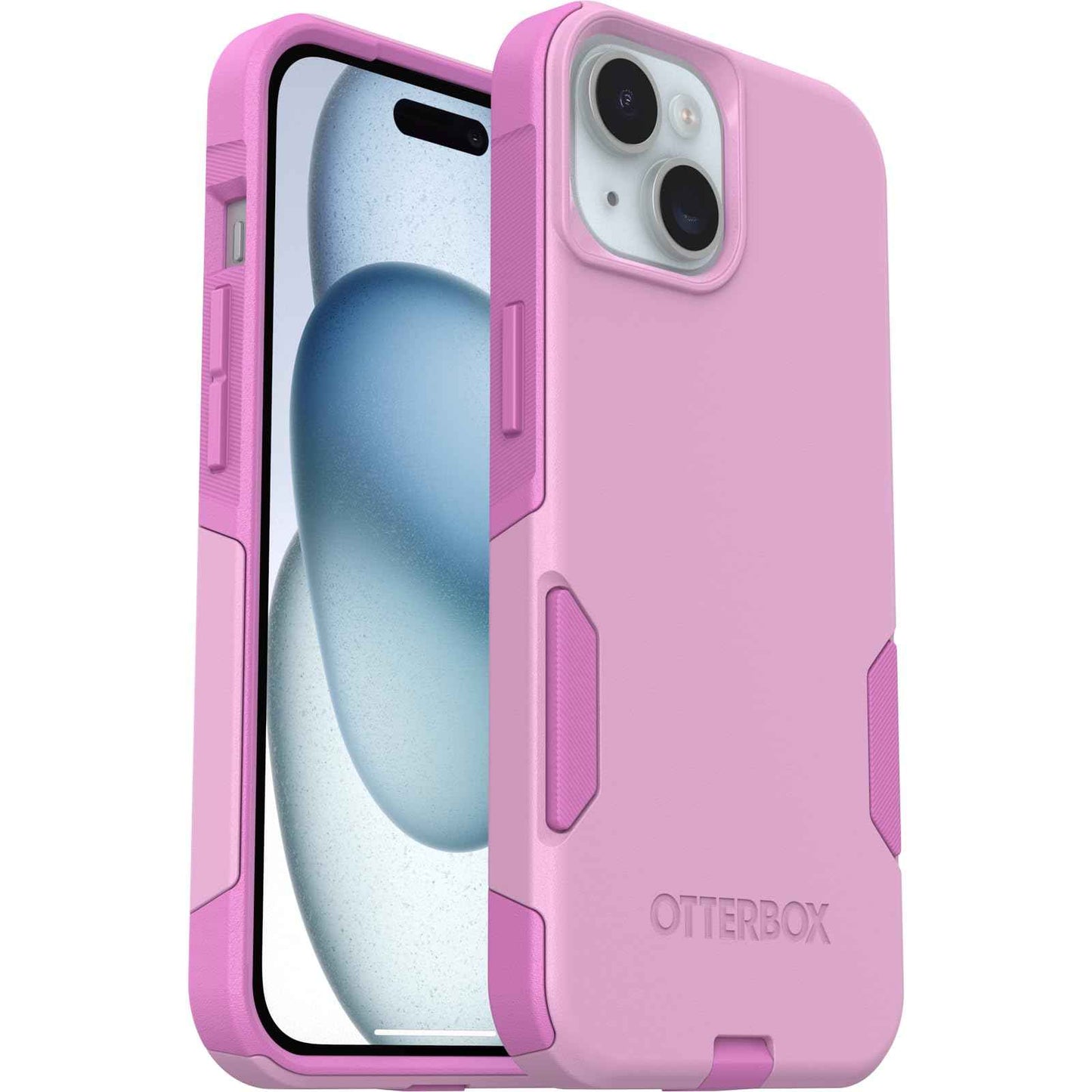OtterBox iPhone 16e, 15, 14, & 13 Commuter Series Case - Crisp Denim (Blue), Slim & Tough, Pocket-Friendly, with Port Protection