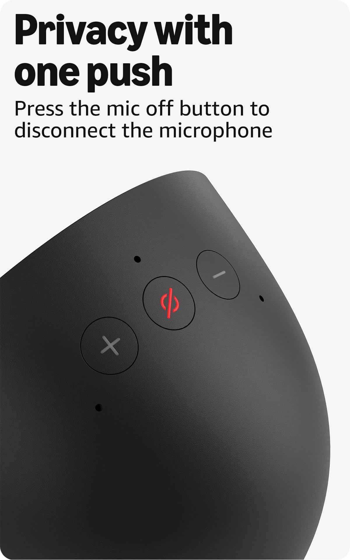 Amazon Echo Spot (newest model), Great for nightstands, offices and kitchens, Smart alarm clock with Alexa+ Early Access, Glacier White