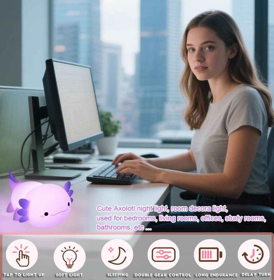 DREAMING MY DREAM Cute Duck Lamp,Do Do Duck Night Light,Silicone Squishy Nursery Bedside Lamp,USB Rechargeable Touch Table Lampfor Bedrooms, Living Room Decor Gift Toy