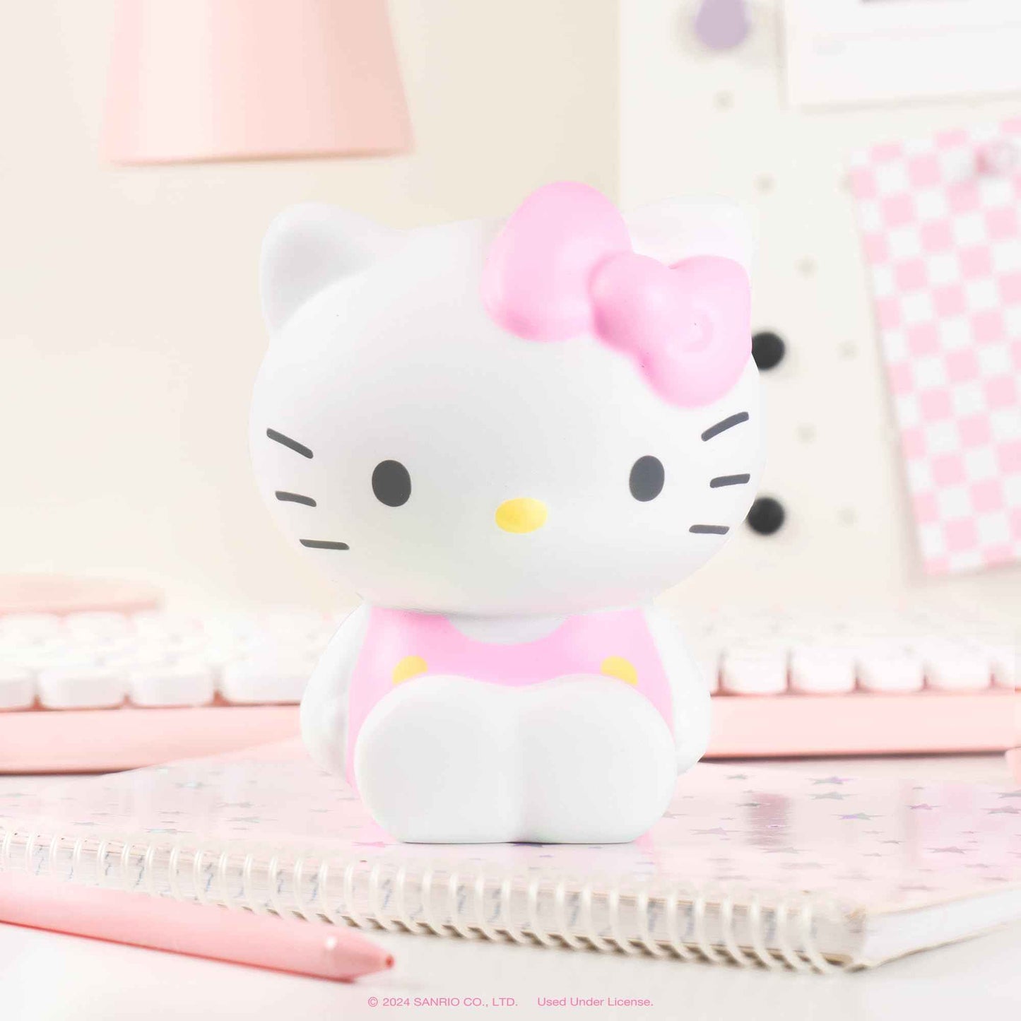 Hamee SquiSHU Buddy Hello Kitty and Friends Kuromi, Cute Birthday Gift, Official Merchandise, Toys for Kids & Adult, Model Jumbo Squishy for Collectors