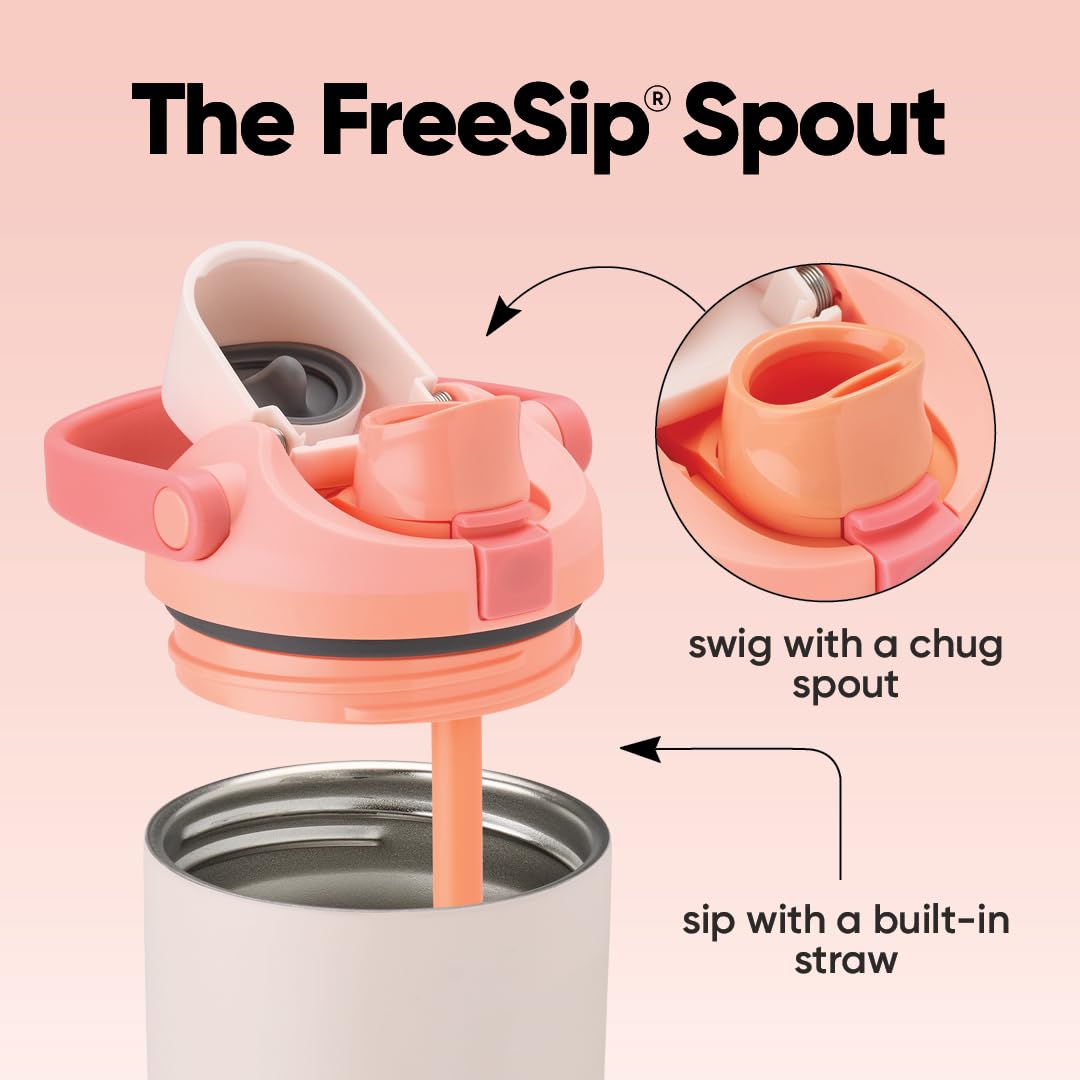 Owala FreeSip Sway Insulated Stainless Steel Water Bottle with Two-Way Spout, Built-In Straw and Bucket Handle, Made for Travel, School, and Sports, 40oz, BPA Free, Leak Proof, Off Road jlhbookstore.store