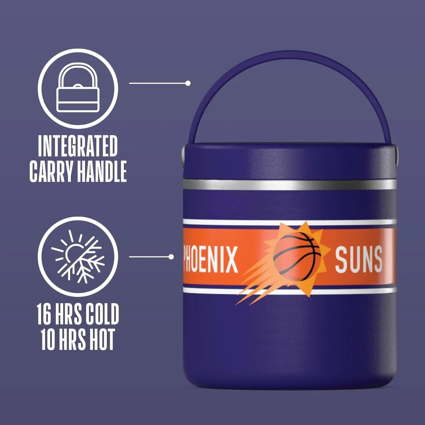 Hydrapeak 25oz Stainless Steel Vacuum Insulated Food Jar for Hot Food and Cold Food, Wide Mouth Leak-Proof Soup Jar for Adults, 10 Hours Hot and 16 Hours Cold (Seafoam) jlhbookstore.store