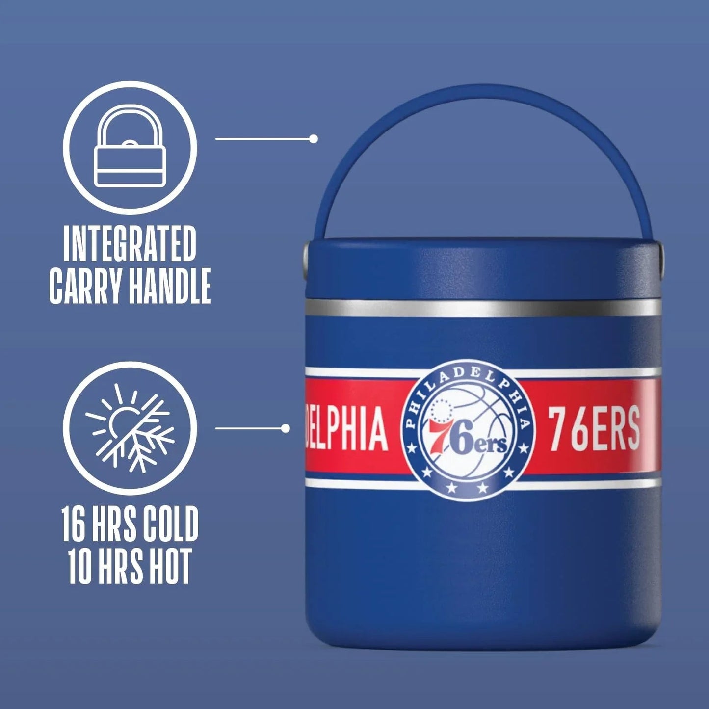 Hydrapeak 25oz Stainless Steel Vacuum Insulated Food Jar for Hot Food and Cold Food, Wide Mouth Leak-Proof Soup Jar for Adults, 10 Hours Hot and 16 Hours Cold (Seafoam) jlhbookstore.store