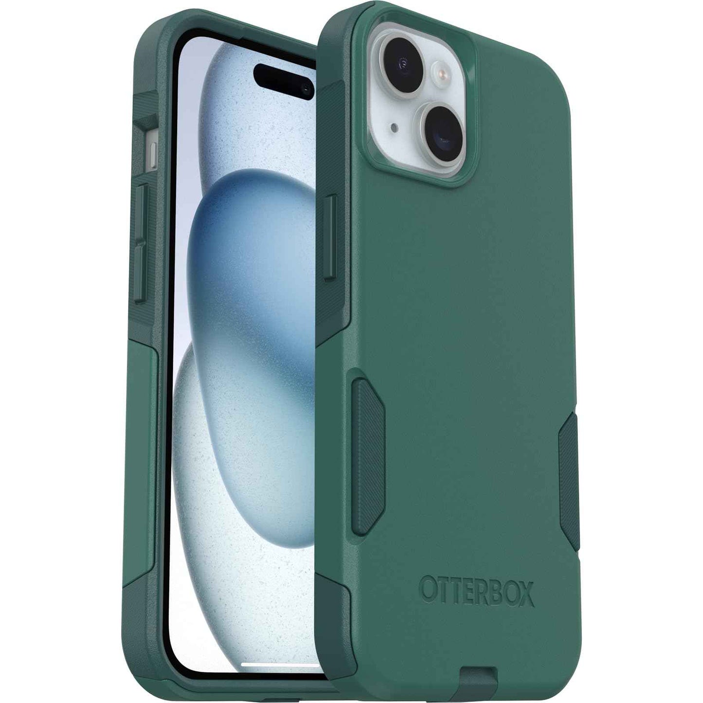 OtterBox iPhone 16e, 15, 14, & 13 Commuter Series Case - Crisp Denim (Blue), Slim & Tough, Pocket-Friendly, with Port Protection