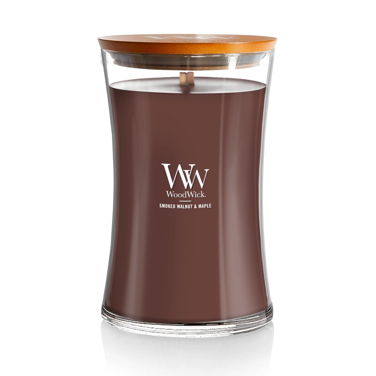 WoodWick Cinnamon Chai Holiday Candle Gifts for Women and Men, 9.7 oz Medium Hourglass Candle with Crackling Wick jlhbookstore.store