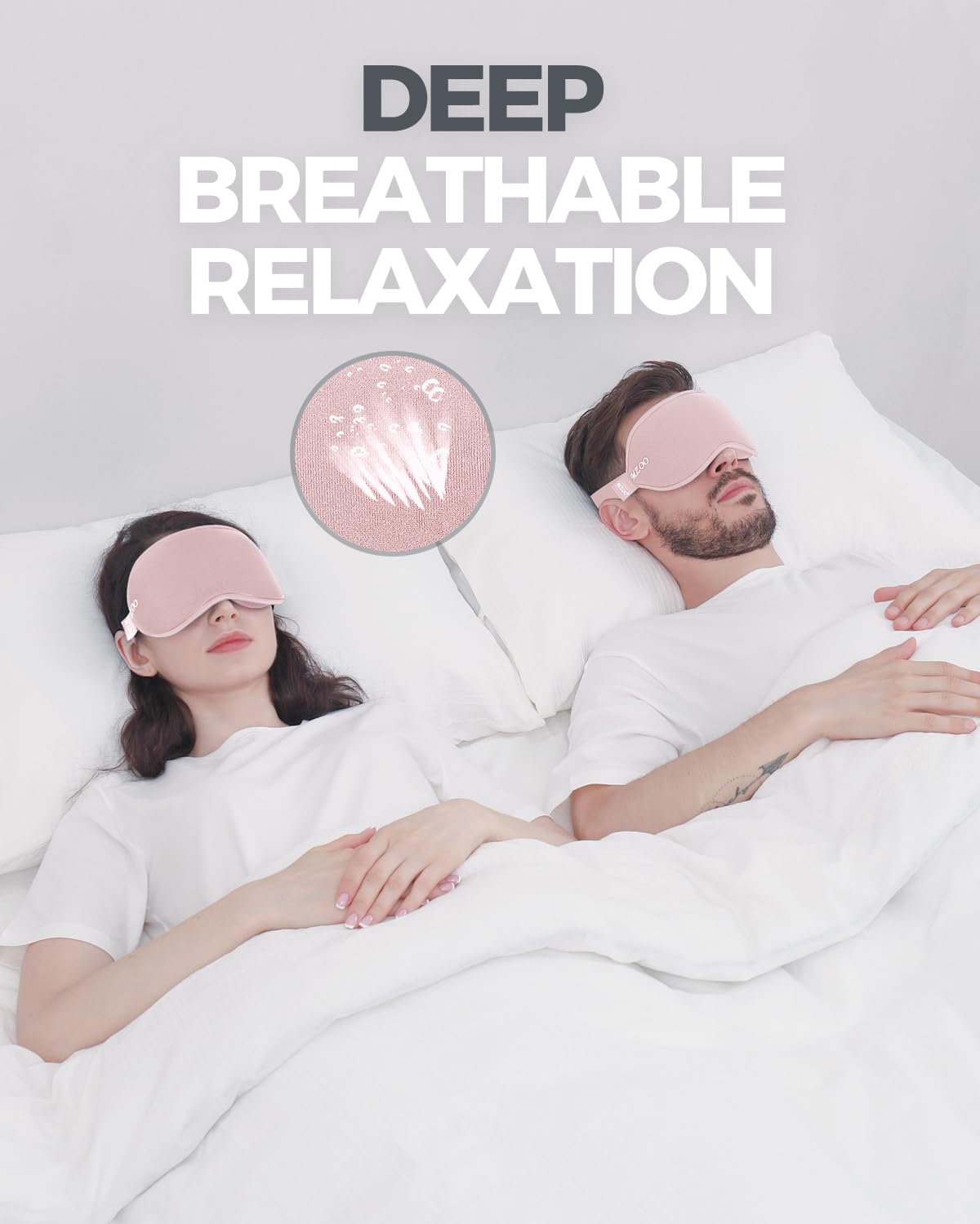 MZOO Luxury Sleep Eye Mask for Side Sleeper Men Women, Zero Eye Pressure 3D Sleeping Mask, Light Blocking Patented Design Night Blindfold, Soft Eye Shade Cover for Travel, Black jlhbookstore.store