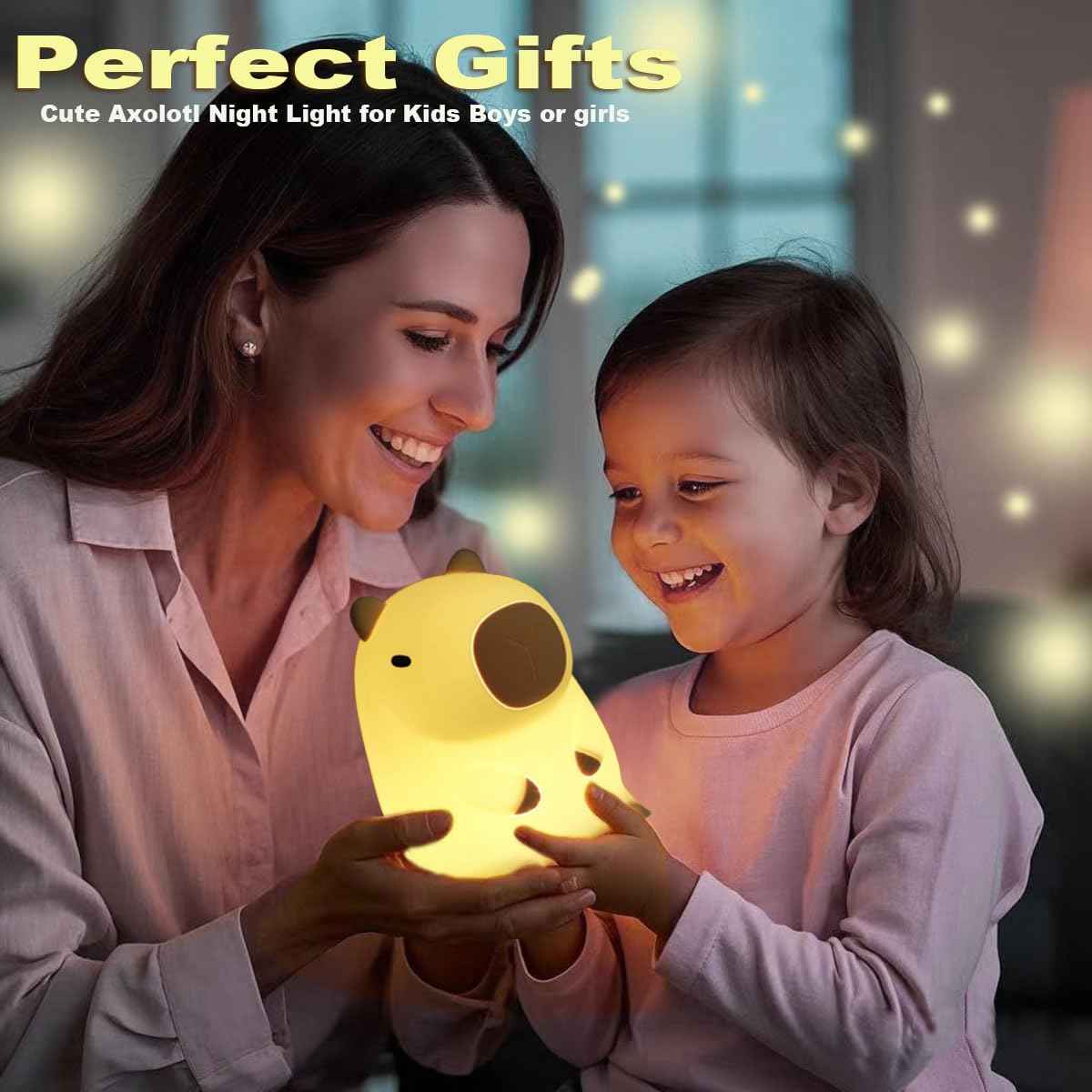 DREAMING MY DREAM Cute Duck Lamp,Do Do Duck Night Light,Silicone Squishy Nursery Bedside Lamp,USB Rechargeable Touch Table Lampfor Bedrooms, Living Room Decor Gift Toy