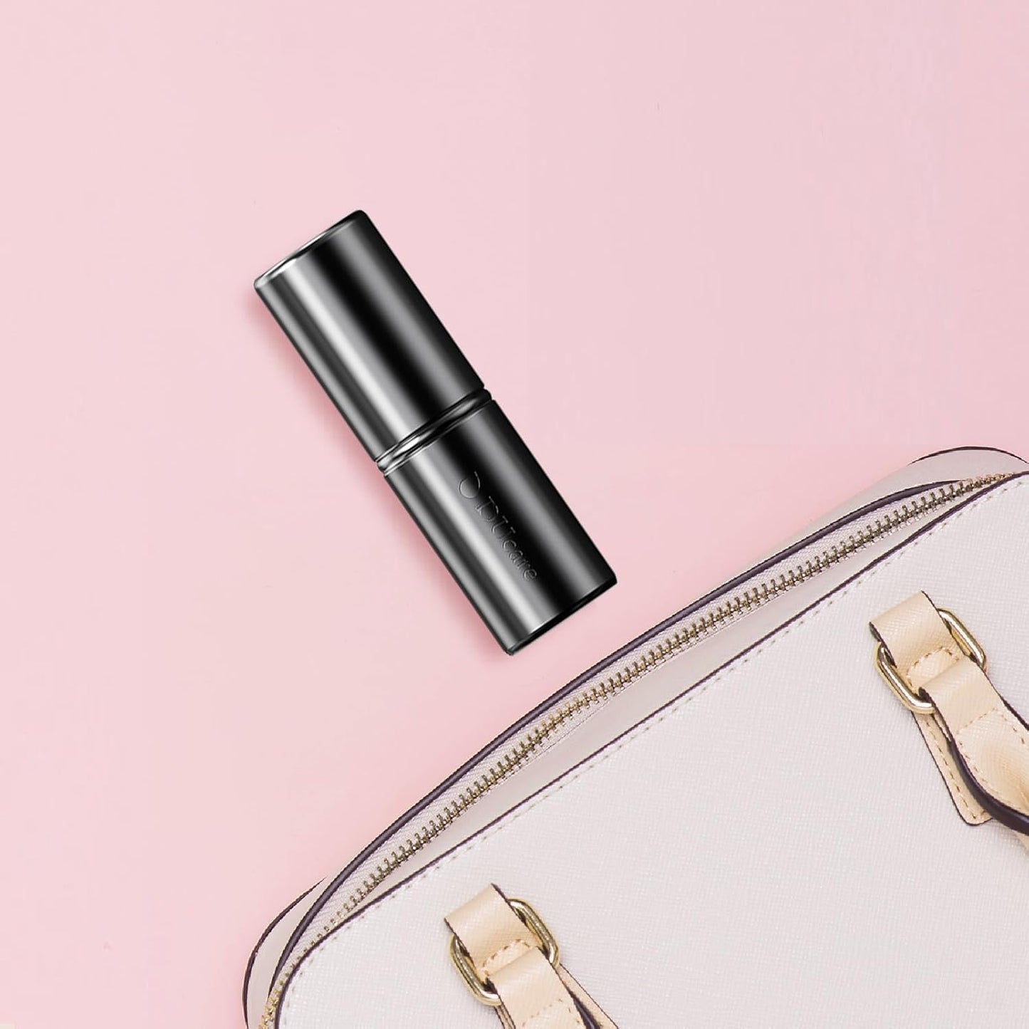 DUcare Kabuki Foundation Brush for Liquid Makeup Flat Top Professional Stick Buffing Blending Mineral Powder Large Face Makeup Brush, Black