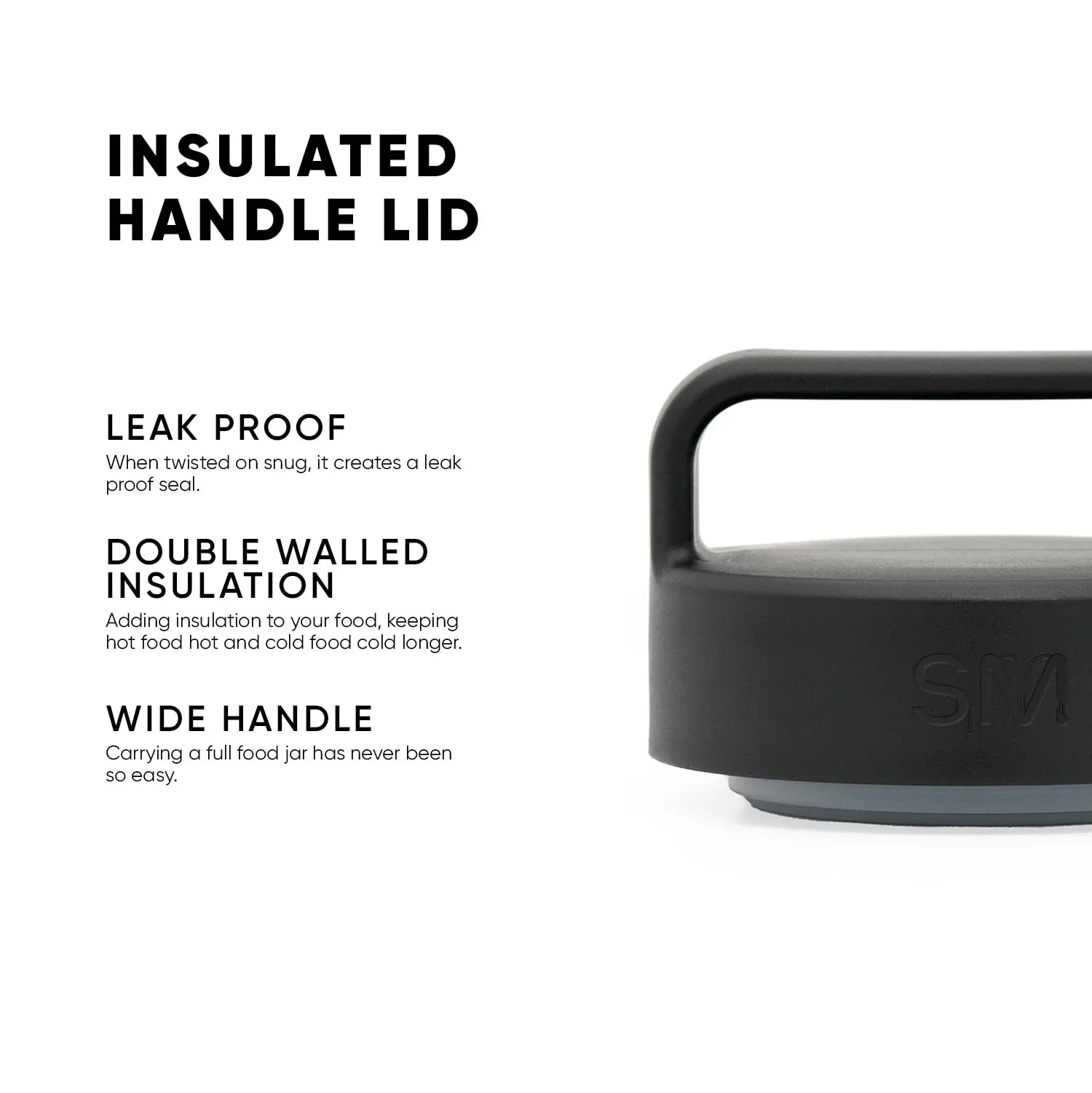 Simple Modern Food Jar for Hot Food | Reusable Stainless Steel Vacuum Insulated Leak Proof Lunch Storage for Smoothie Bowl, Soup, Oatmeal | Provision Collection | 16oz | Midnight Black jlhbookstore.store