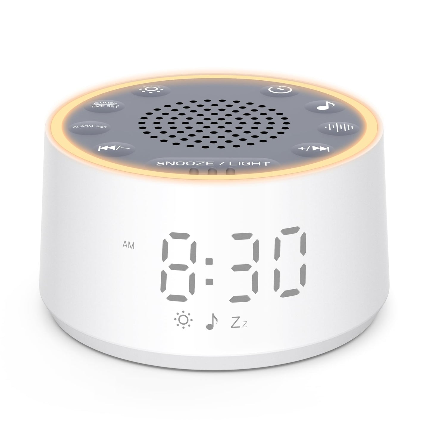 Dreamegg Sound Machine for Sleep - D1 Nova White Noise Sound Machine for Baby Adult with Alarm Clock, Soothing Sounds, Dimmable, White Noise Alarm Clocks for Bedrooms Heavy Sleepers Travel, Black jlhbookstore.store