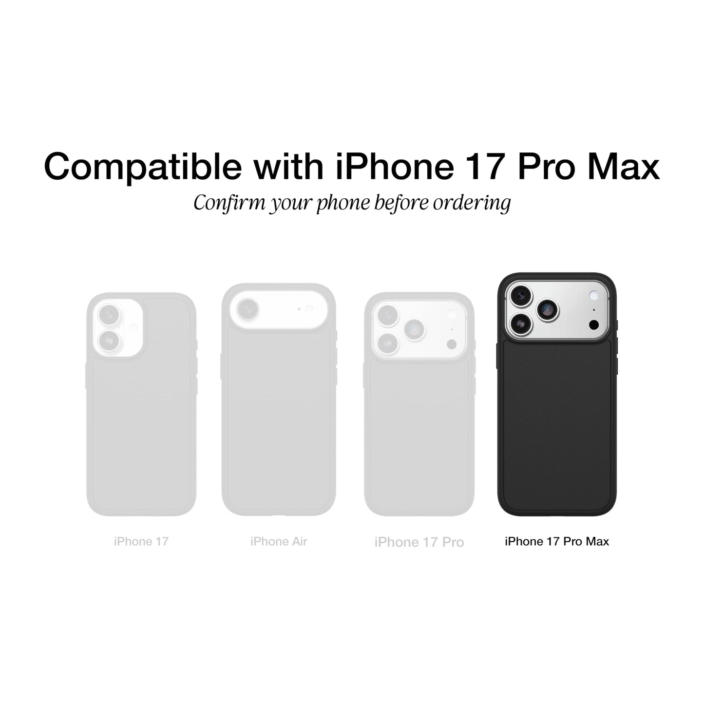 OtterBox iPhone 17 Pro Max Defender Pro Series Case - Black - Tough, Rugged & Durable iPhone Case, Snaps on MagSafe jlhbookstore.store
