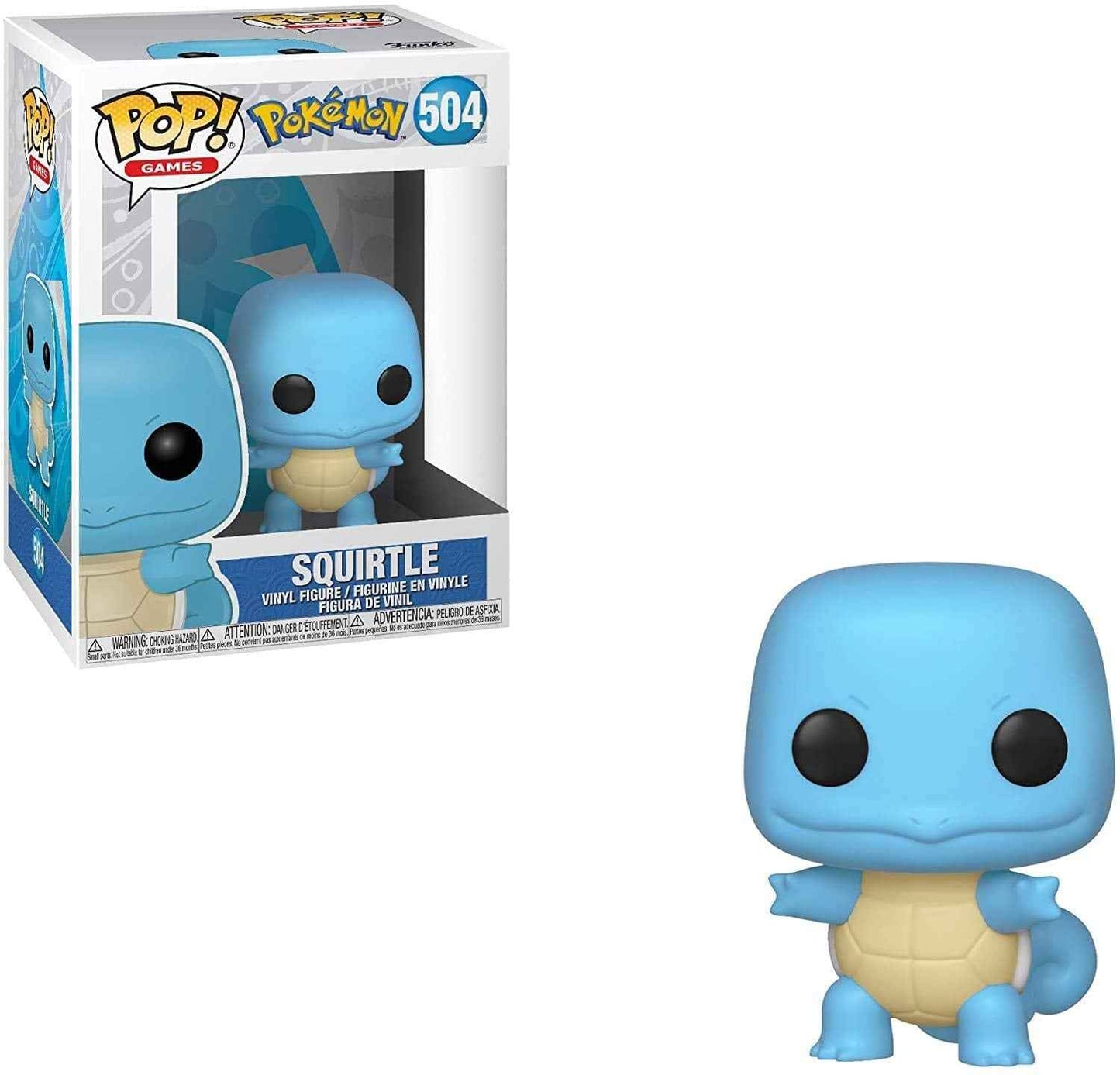 Funko Pop Pokemon - Squirtle/Carapuce/Schiggy - Squirtle Vinyl Figure - Collectable Vinyl Figure - Gift Idea - Official Merchandise - Toys for Kids & Adults - Video Games Fans
