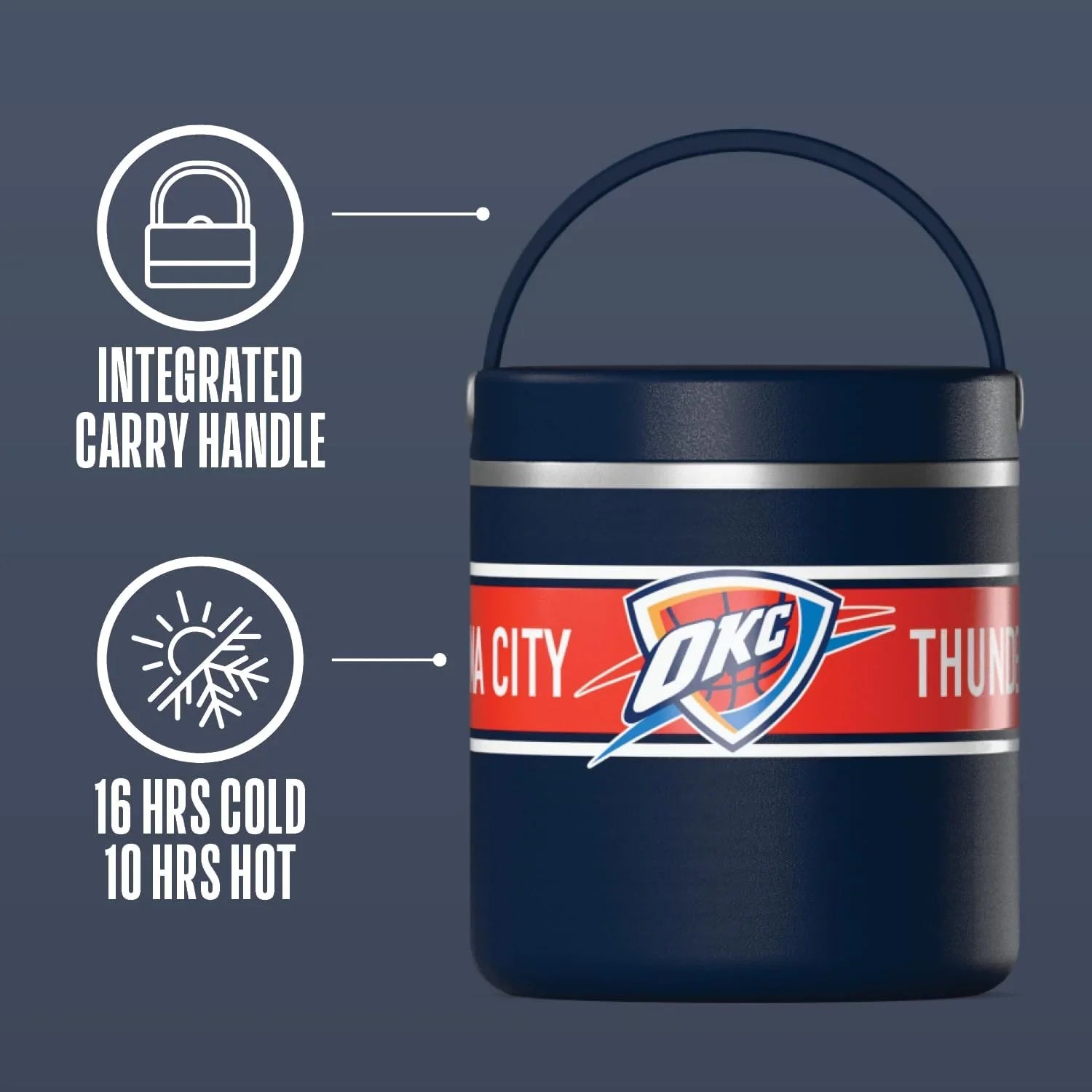 Hydrapeak 25oz Stainless Steel Vacuum Insulated Food Jar for Hot Food and Cold Food, Wide Mouth Leak-Proof Soup Jar for Adults, 10 Hours Hot and 16 Hours Cold (Seafoam) jlhbookstore.store