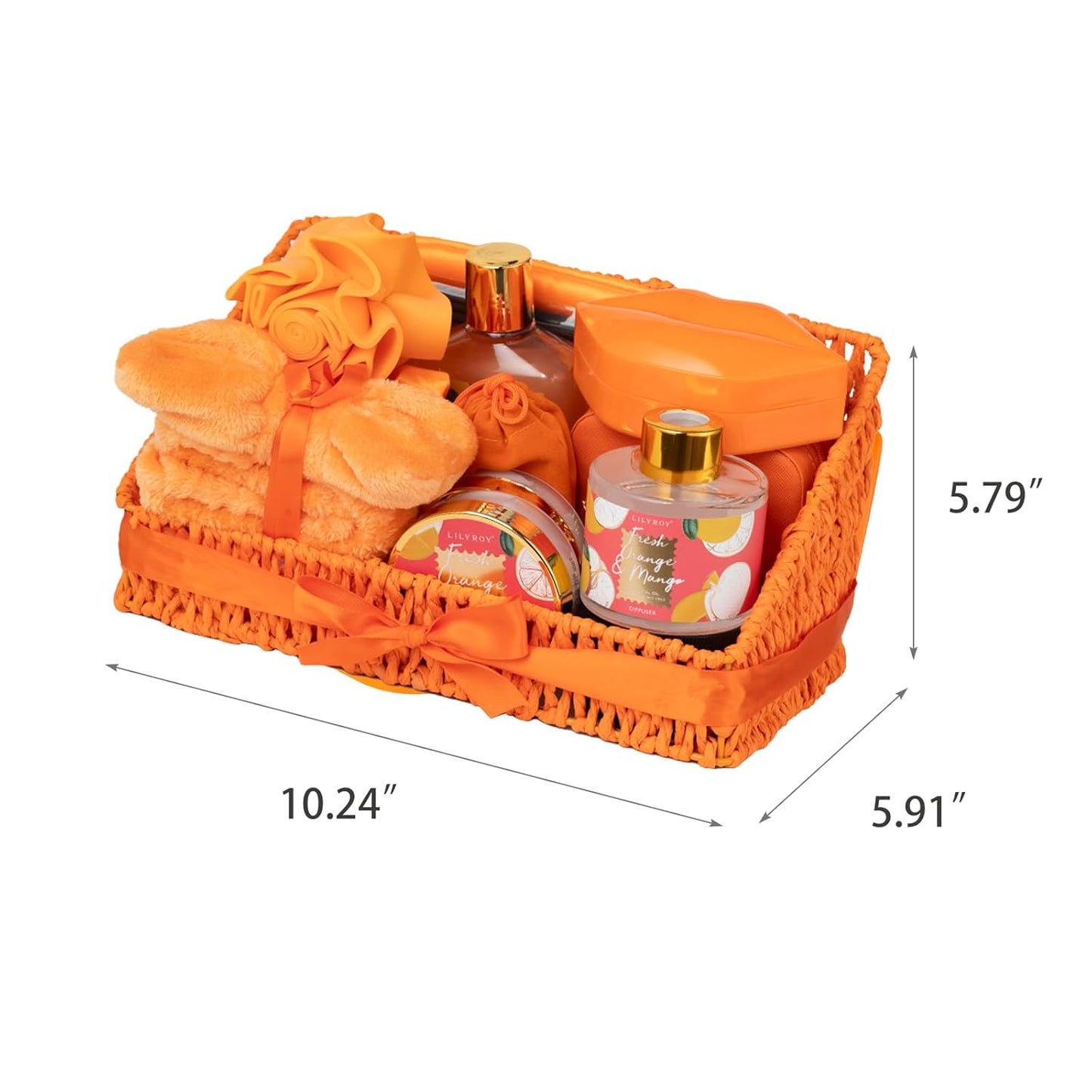 25Pcs Christmas Gifts for Women - Luxury Bath and Body Spa Gift Basket for Women with Necklace | Relaxing Care Kit Valentine's Mothers Day Gifts for Mom Gift Baskets for Anniversary or Bridal Shower