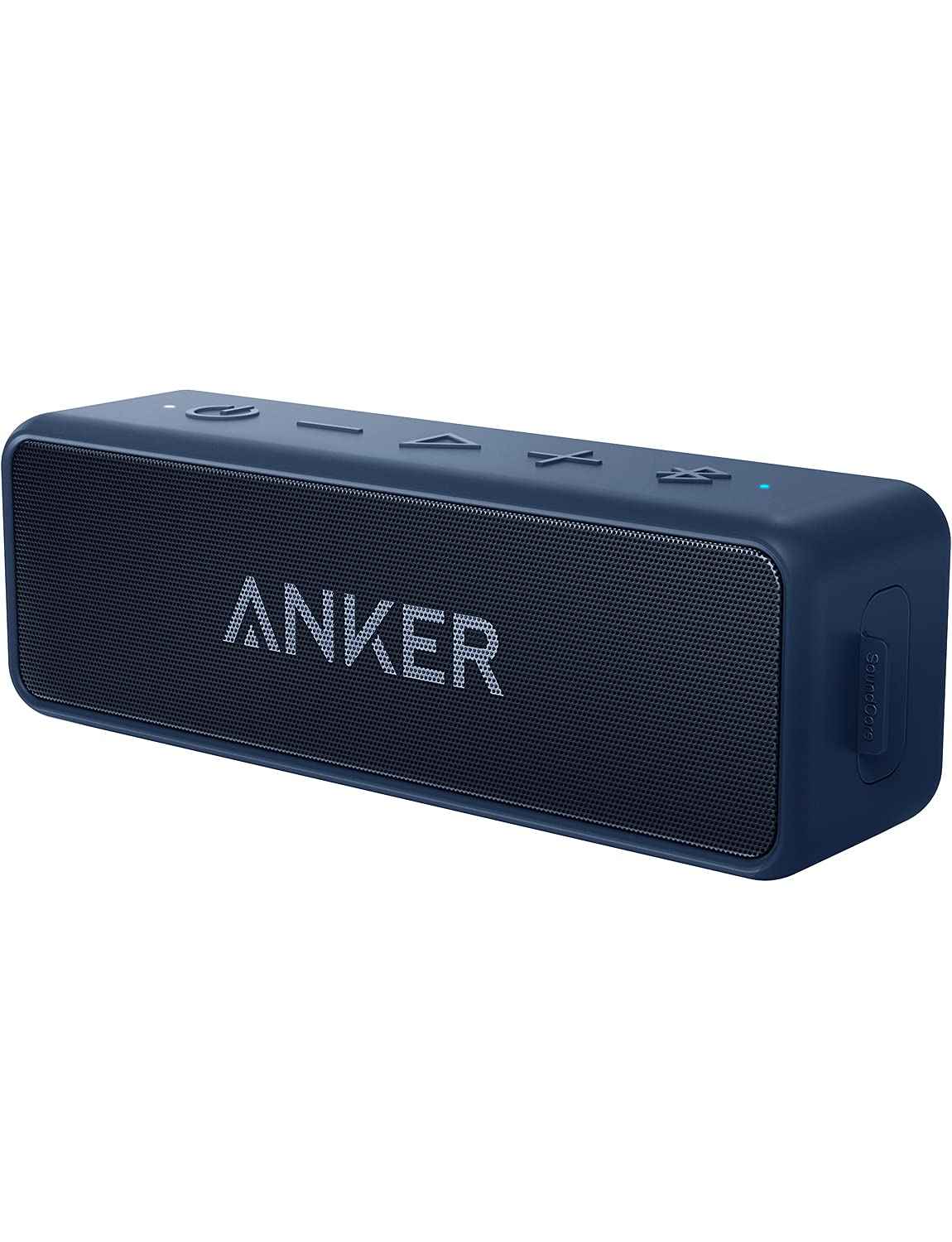Anker Soundcore 2 Portable Bluetooth Speaker with Stereo Sound, Bluetooth 5, Bassup, IPX7 Waterproof, 24-Hour Playtime, Wireless Stereo Pairing, Speaker for Home, Outdoors, Travel