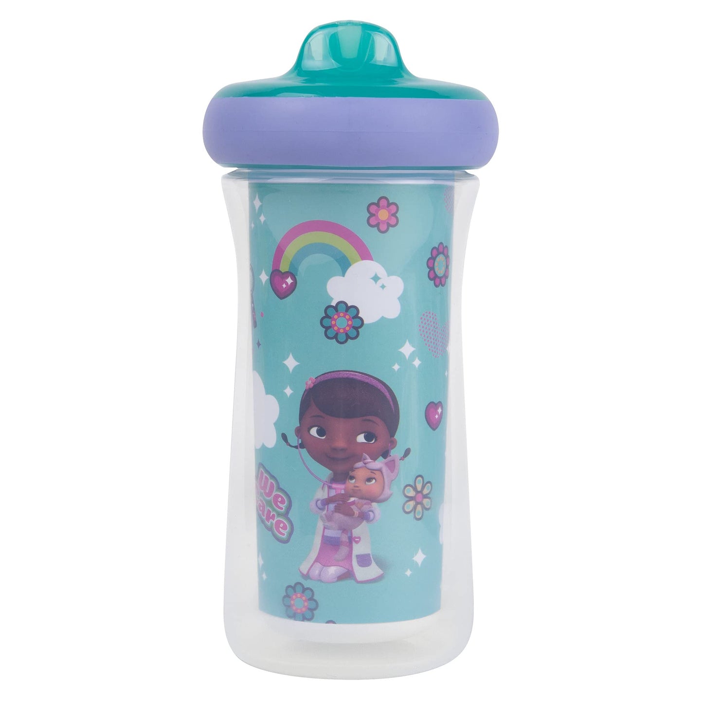 The First Years Disney Princess Kids Insulated Sippy Cups - Dishwasher Safe Spill Proof Toddler Cups - Ages 12 Months and Up - 9 Ounces - 2 Count