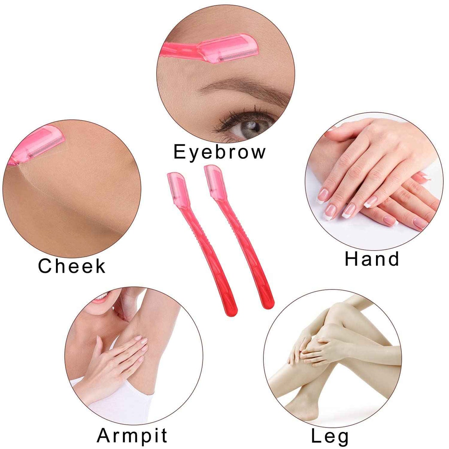 Real Perfection Makeup Brush Set 16 Pcs with 1 Eyebrow Razor Premium Synthetic Foundation Powder Concealers Eyeshadow Blush Makeup Brushes Make up Brushes Kit (Pink)