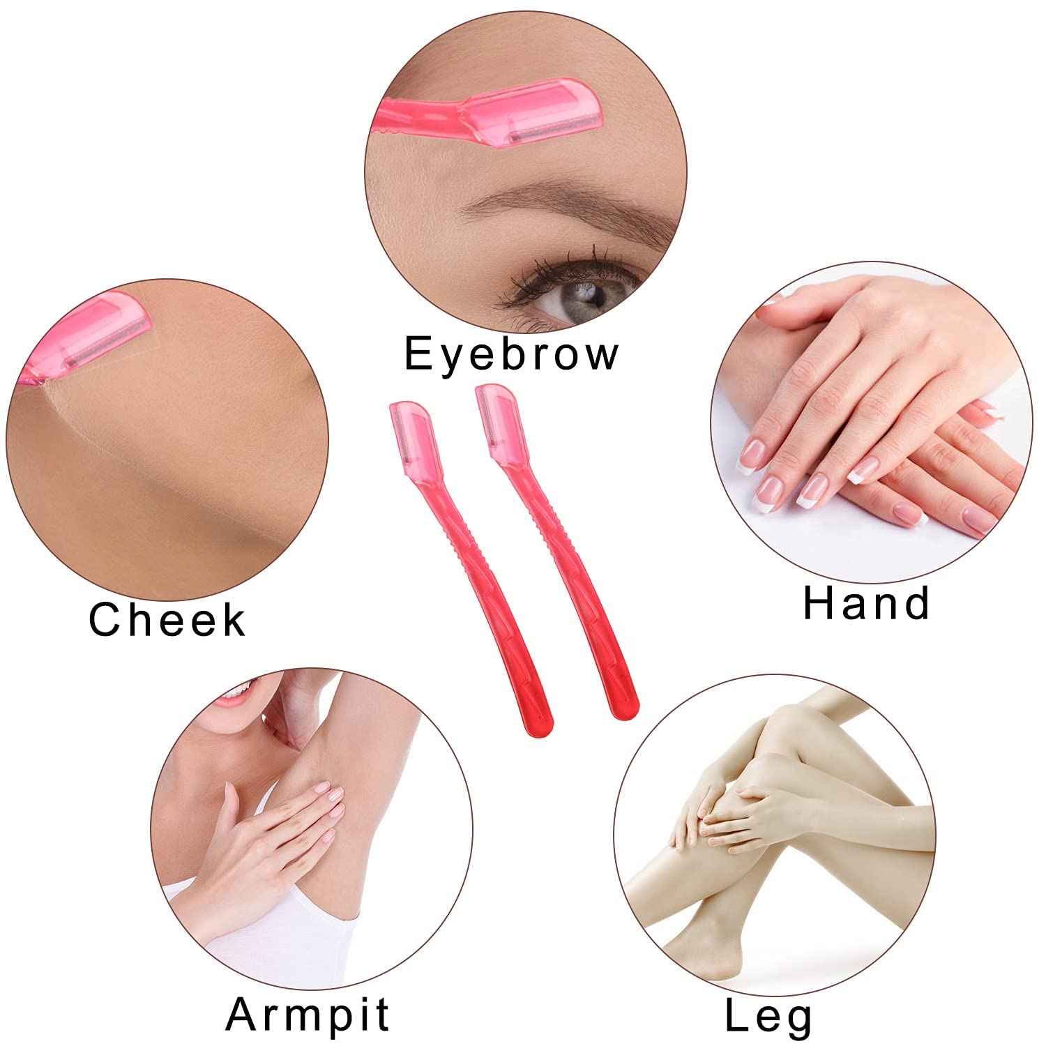 Real Perfection Makeup Brush Set 16 Pcs with 1 Eyebrow Razor Premium Synthetic Foundation Powder Concealers Eyeshadow Blush Makeup Brushes Make up Brushes Kit (Pink)