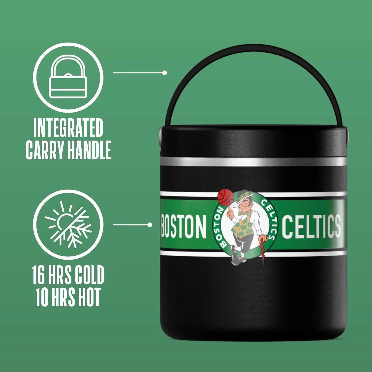 Hydrapeak 25oz Stainless Steel Vacuum Insulated Food Jar for Hot Food and Cold Food, Wide Mouth Leak-Proof Soup Jar for Adults, 10 Hours Hot and 16 Hours Cold (Seafoam) - Jlhbookstore.store