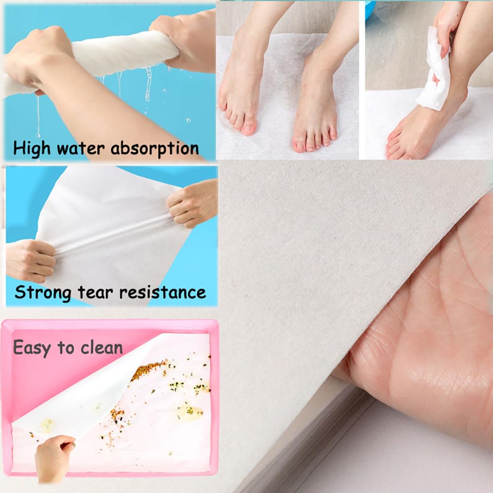 Firdnyohs 100PCS Bird Cage Liner Papers, Disposable Cage Paper Liners Precut Absorbent Cushion Pad Mat Accessories for Pet Bird Parrot (White)