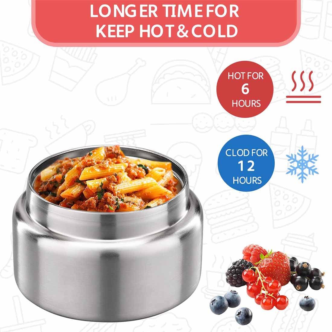 MAISON HUIS 8oz Soup Thermo Wide Mouth Vacuum Insulated Thermo Jar, Leak Proof Stainless Steel Food Container for Hot&Cold Food Kids Lunch Soup for School Travel (Green) - Jlhbookstore.store