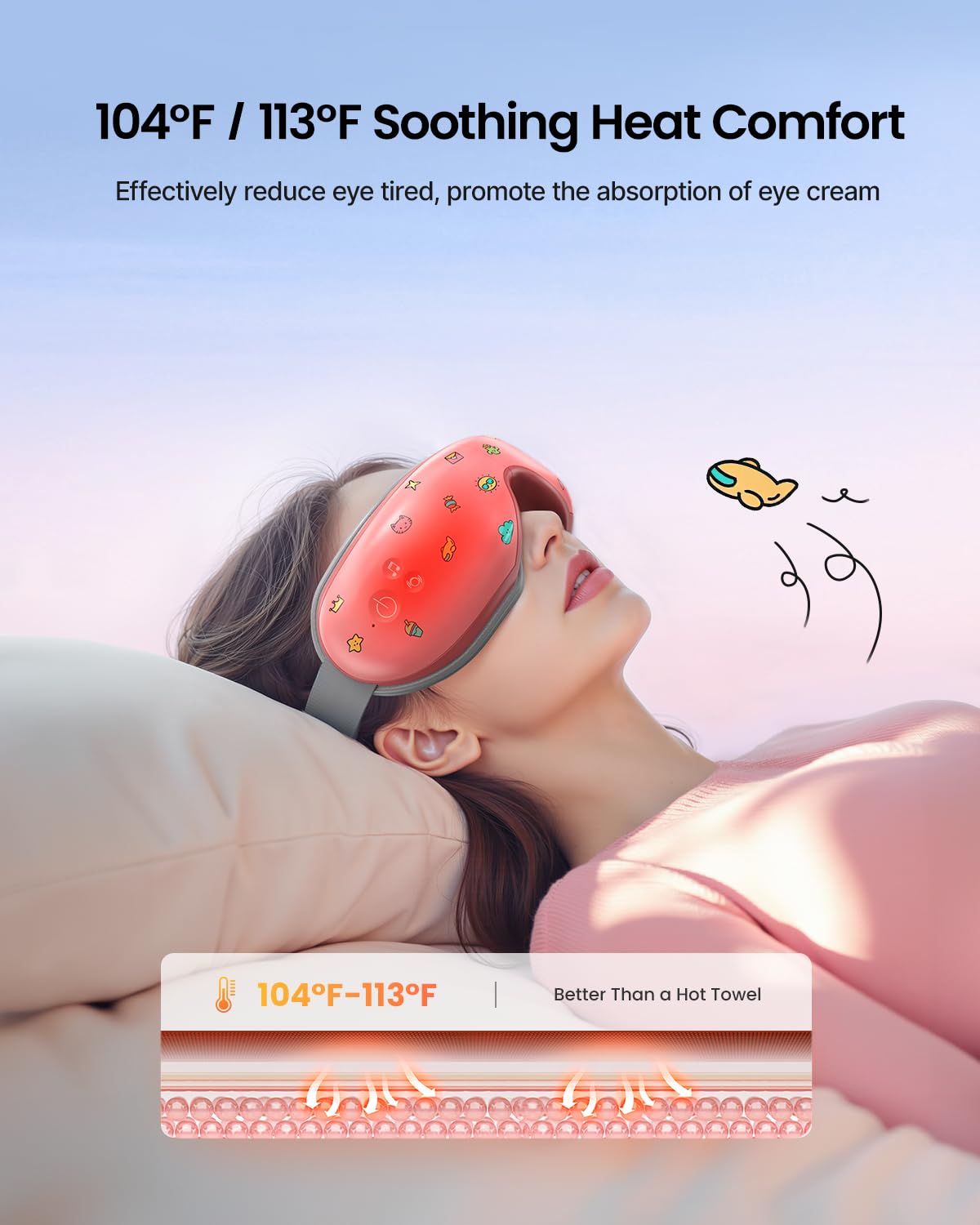 RENPHO Eyeris 1 Eye Massager with Heat, Christmas Birthday Gifts for Women Mom, FSA Eligible HSA Eye Mask for Migraine, Smart Sleep Mask for Dry Eyes Relax, Reduce Strain for Men Dad Her Him jlhbookstore.store