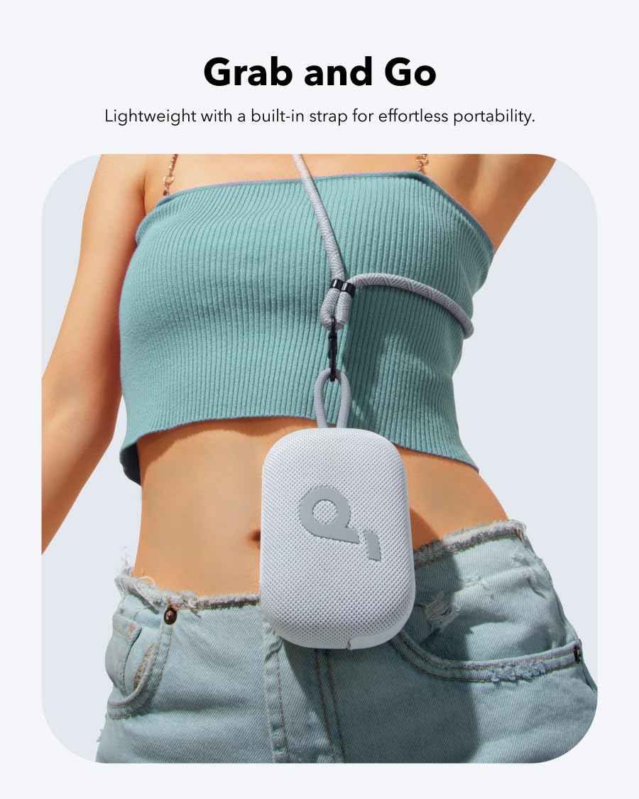 Soundcore Select 4 Go Bluetooth Shower Speaker by Anker, IP67 Waterproof/Dustproof, Ultra-Portable Speaker, Wireless, 20H Playtime, Floatable, Powerful Sound, Electronics for Outdoors/Home/Travel