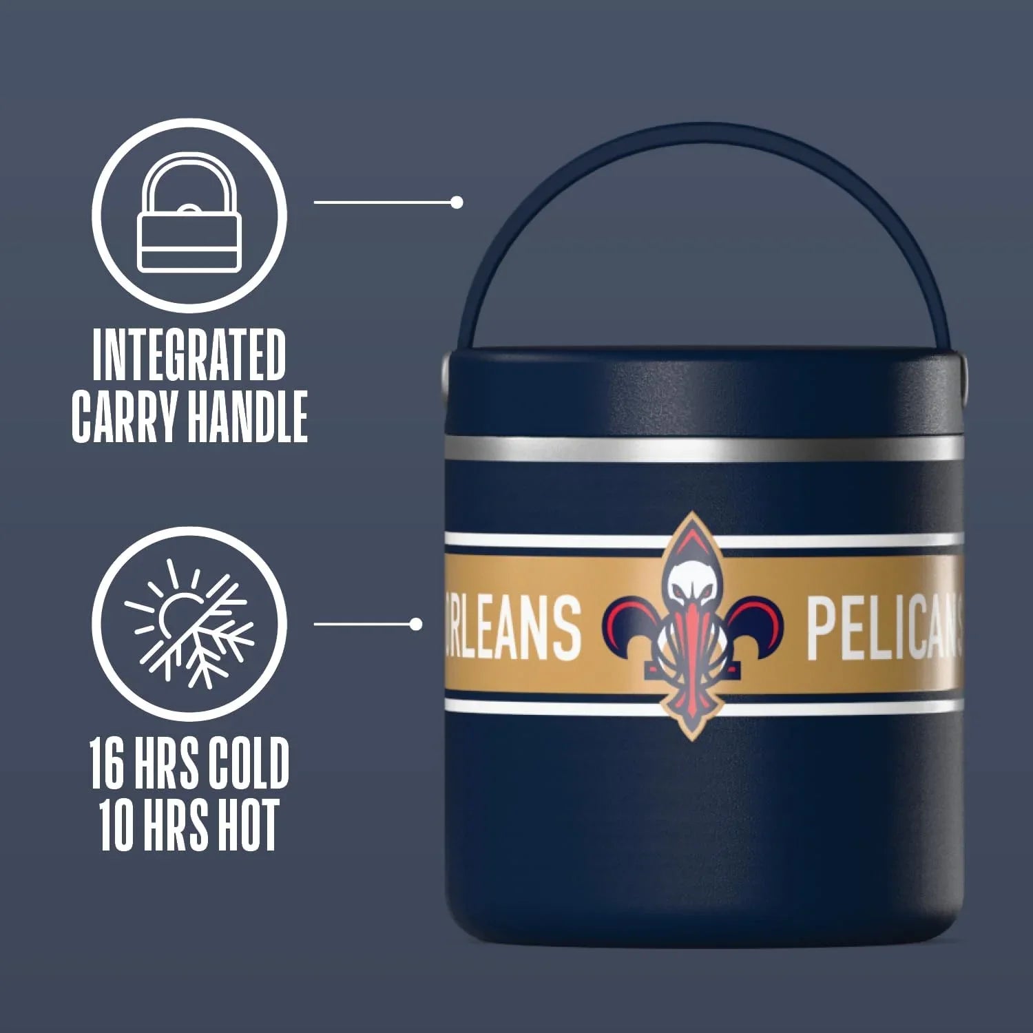 Hydrapeak 25oz Stainless Steel Vacuum Insulated Food Jar for Hot Food and Cold Food, Wide Mouth Leak-Proof Soup Jar for Adults, 10 Hours Hot and 16 Hours Cold (Seafoam) jlhbookstore.store