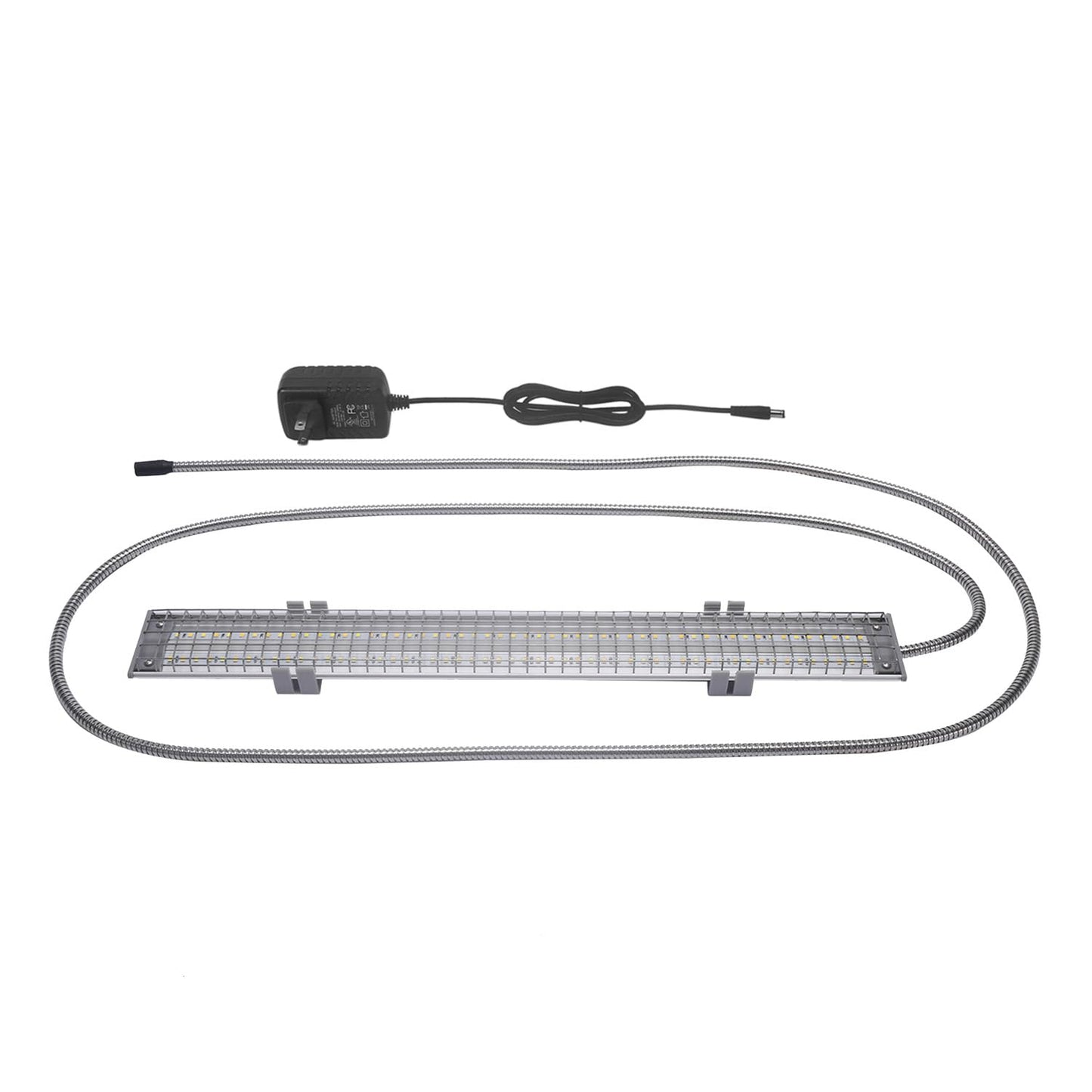 HappyBird Lighting Bird Cage Light with Chew Guard - Full Spectrum LED Pet Light - Simulates Natural Environment - Safe for Hookbill Birds – Easy to Install - (18" Long)