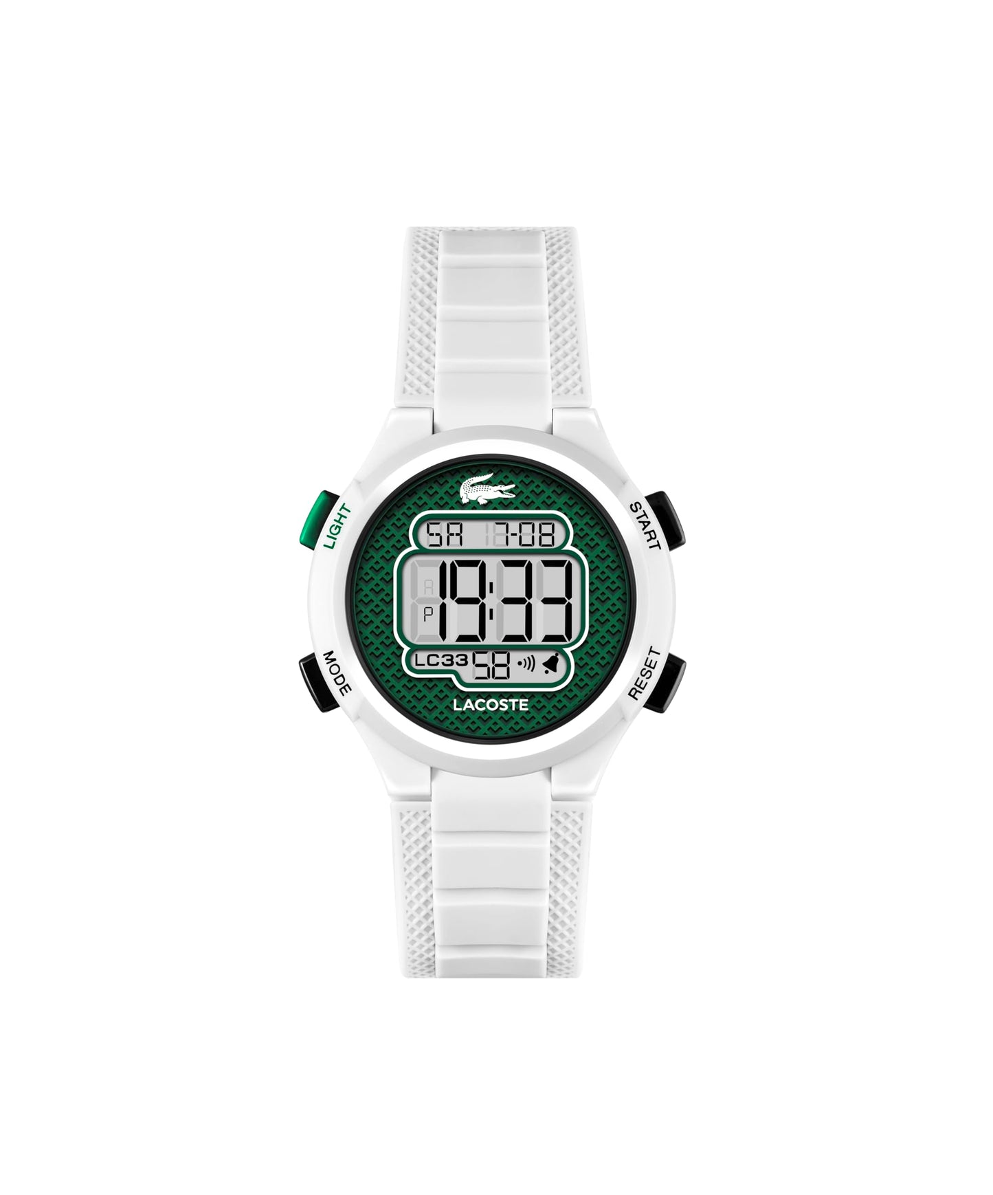 Lacoste LC33 Kids and Teens Digital Watch – 34mm Case, Digital Display with Day/Date, Alarm, Stopwatch, Countdown Timer and Backlight, Fun and Modern Design
