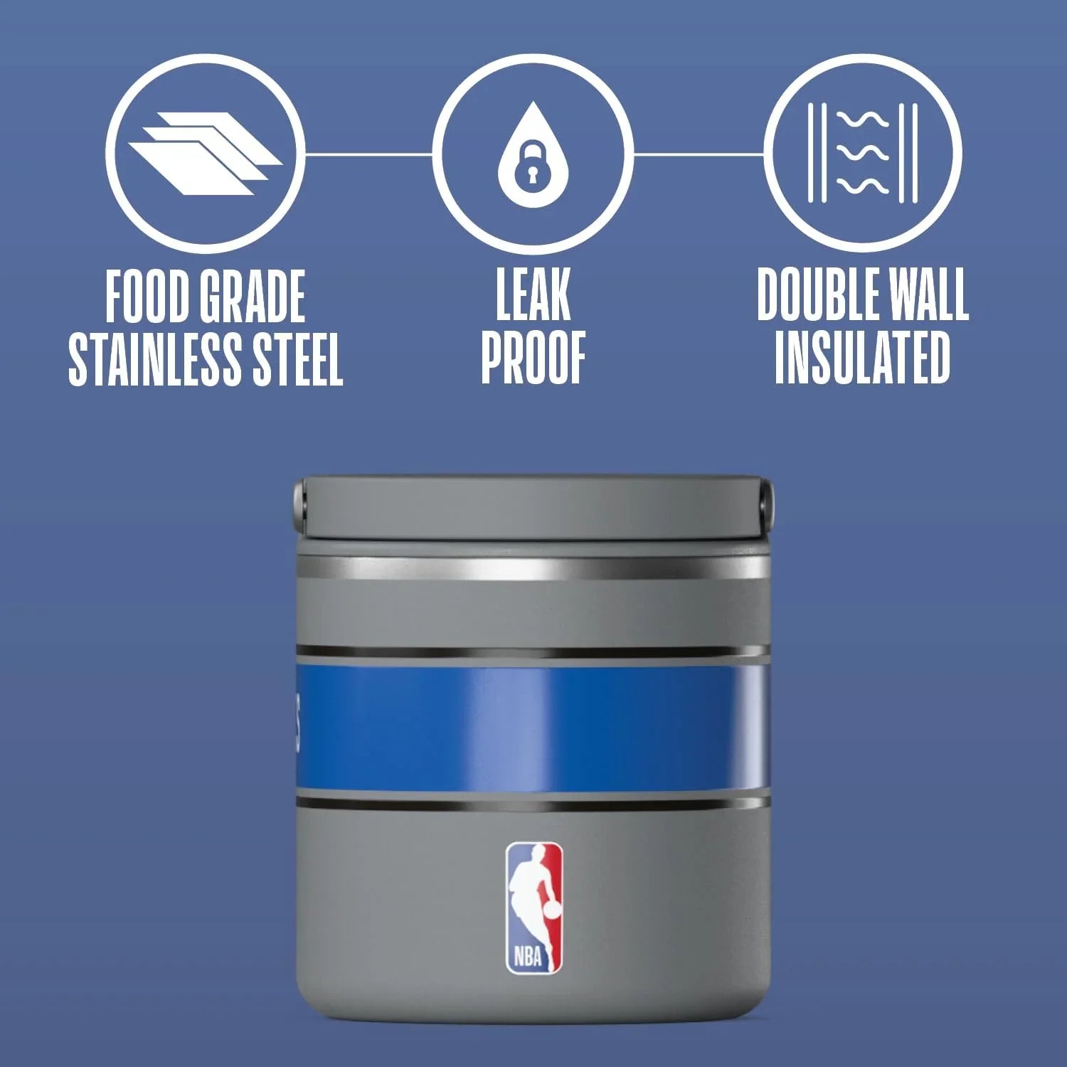 Hydrapeak 25oz Stainless Steel Vacuum Insulated Food Jar for Hot Food and Cold Food, Wide Mouth Leak-Proof Soup Jar for Adults, 10 Hours Hot and 16 Hours Cold (Seafoam) - Jlhbookstore.store