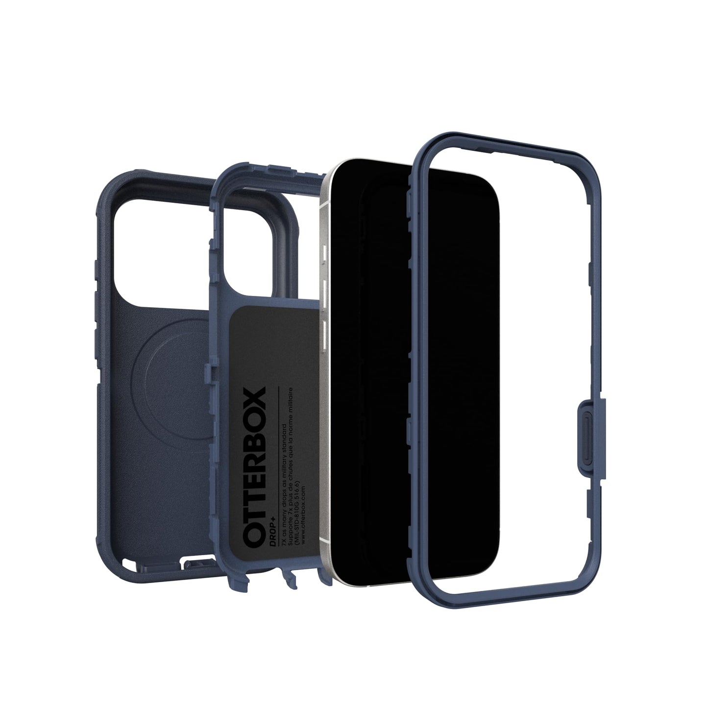 OtterBox iPhone 17 Pro Max Defender Pro Series Case - Black - Tough, Rugged & Durable iPhone Case, Snaps on MagSafe jlhbookstore.store