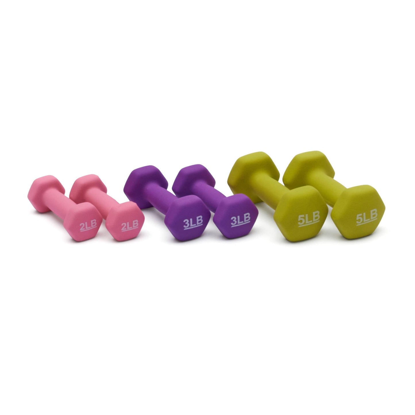 Amazon Basics Neoprene Dumbbell Hand Weights for Exercise and Muscle Toning jlhbookstore.store