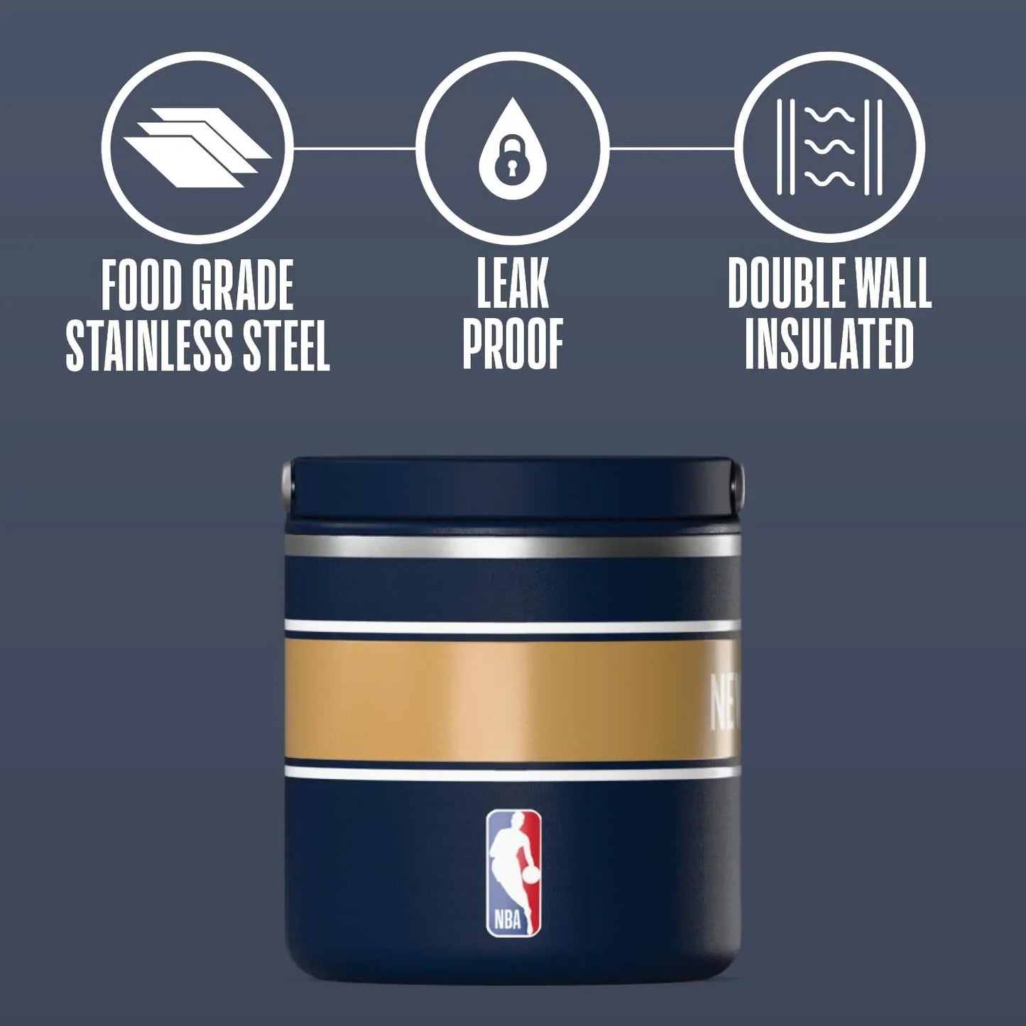 Hydrapeak 25oz Stainless Steel Vacuum Insulated Food Jar for Hot Food and Cold Food, Wide Mouth Leak-Proof Soup Jar for Adults, 10 Hours Hot and 16 Hours Cold (Seafoam) jlhbookstore.store