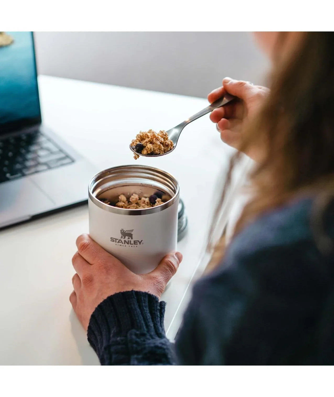 Adventure To-Go Food Jar | Vacuum Insulated Thermos Food Container | Wide Mouth Screw On Lid | Packable for Travel | Stainless Steel with Leakproof Lid | BPA-Free - Jlhbookstore.store