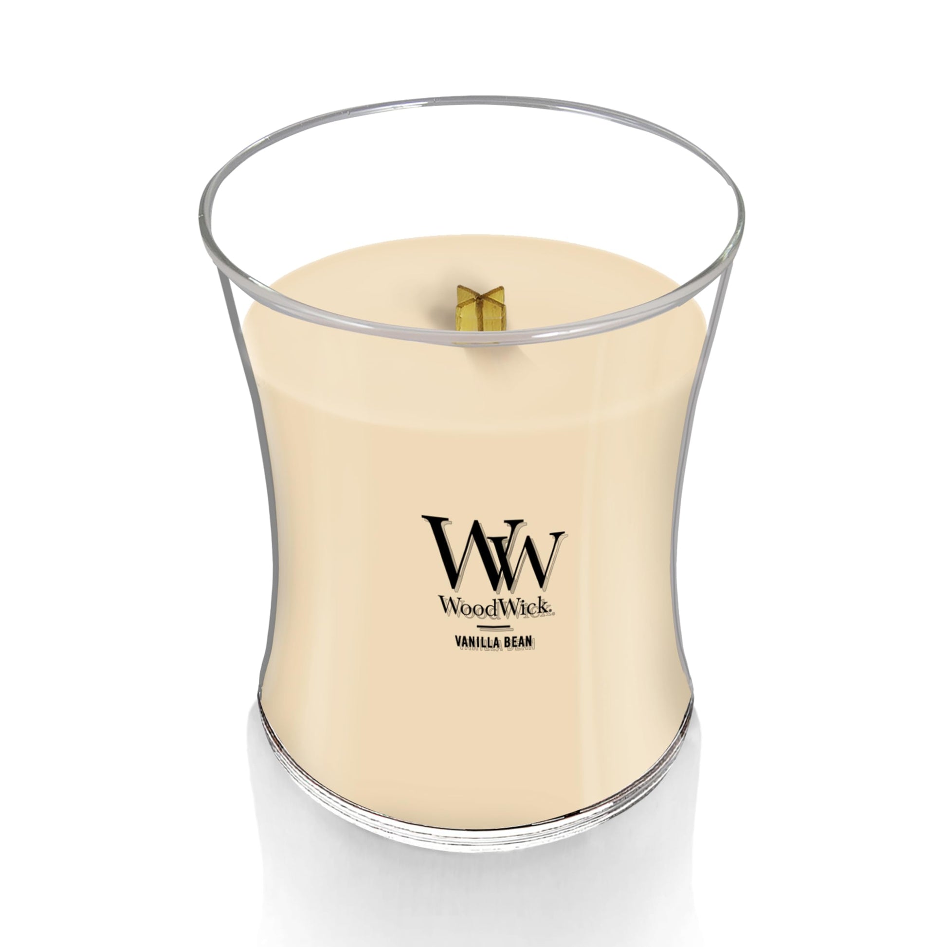 WoodWick Cinnamon Chai Holiday Candle Gifts for Women and Men, 9.7 oz Medium Hourglass Candle with Crackling Wick jlhbookstore.store