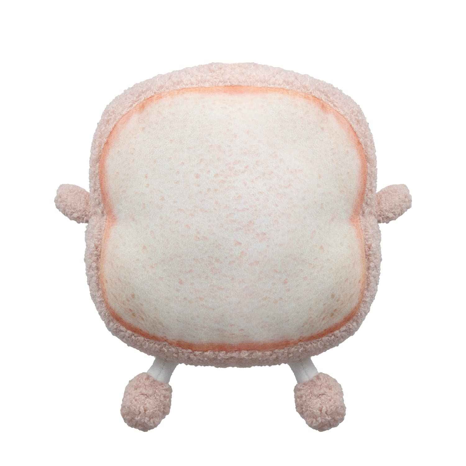 Toast Bread Pillow Funny Food Plush Toy Pillows Small Cute Stuffed Plush Sofa Pillow (Toast Bread,Golden)