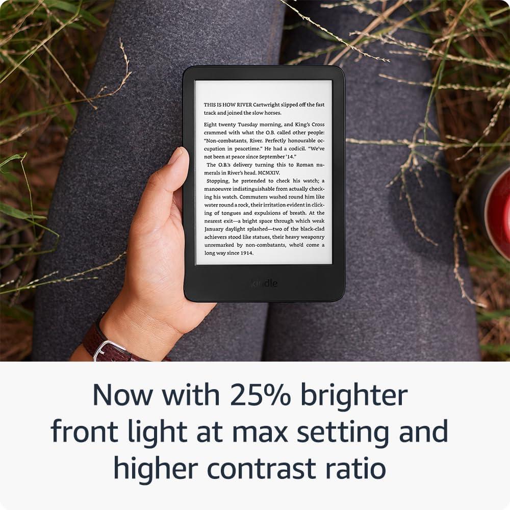 Amazon Kindle 16 GB (último modelo): El Kindle más ligero y compacto, ahora con cambios de página más rápidos y mayor relación de contraste para una experiencia de lectura mejorada. Matcha + 3 meses de Kindle Unlimited (con renovación automática) jlhbookstore.store