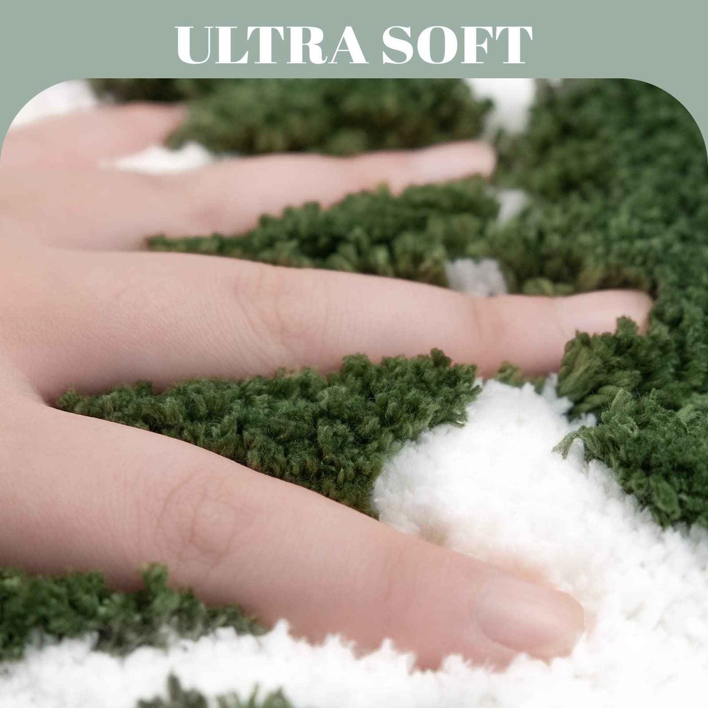 You Look Good Bath Mat Green Bathroom Rugs Funny Cute Bathroom Decor Preppy Small Cool Rug Non Slip Microfiber Washable Absorbent Shower Rug, 25”x21”…