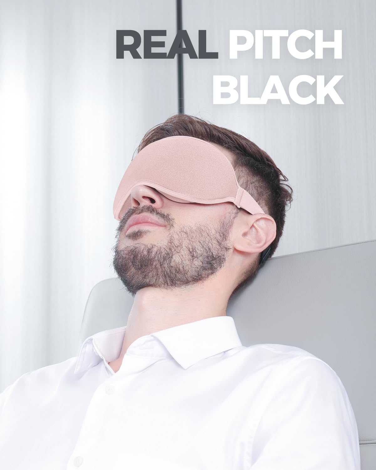 MZOO Luxury Sleep Eye Mask for Side Sleeper Men Women, Zero Eye Pressure 3D Sleeping Mask, Light Blocking Patented Design Night Blindfold, Soft Eye Shade Cover for Travel, Black jlhbookstore.store