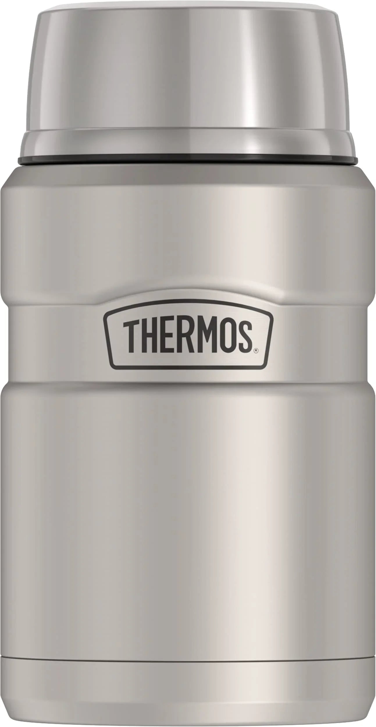THERMOS Stainless King Vacuum-Insulated Food Jar with Spoon, 16 Ounce, Army Green - Jlhbookstore.store