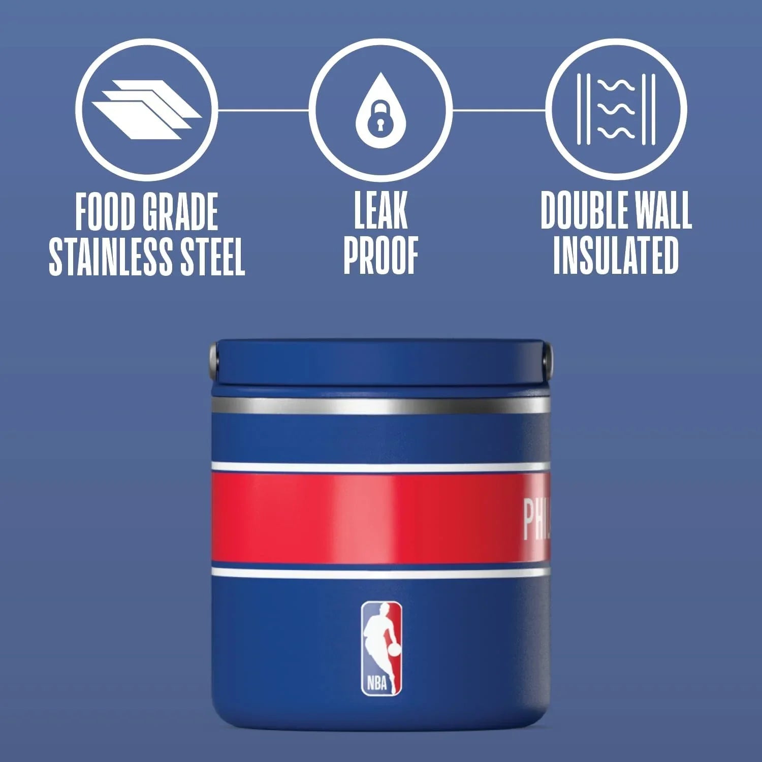 Hydrapeak 25oz Stainless Steel Vacuum Insulated Food Jar for Hot Food and Cold Food, Wide Mouth Leak-Proof Soup Jar for Adults, 10 Hours Hot and 16 Hours Cold (Seafoam) jlhbookstore.store