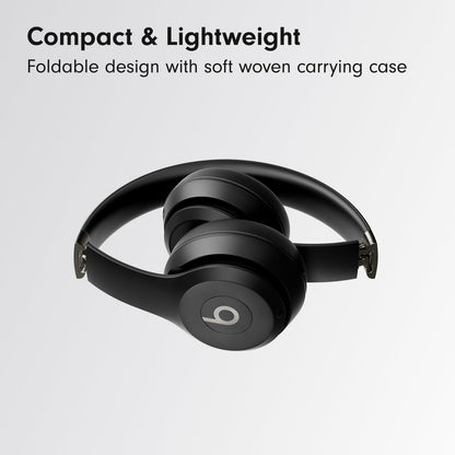 Beats Solo 4 - Wireless On-Ear Bluetooth Headphones, Up to 50-Hour Battery Life, Ultra-Lightweight Comfort, Powerful and Balanced Sound, Apple & Android Compatible - Slate Blue