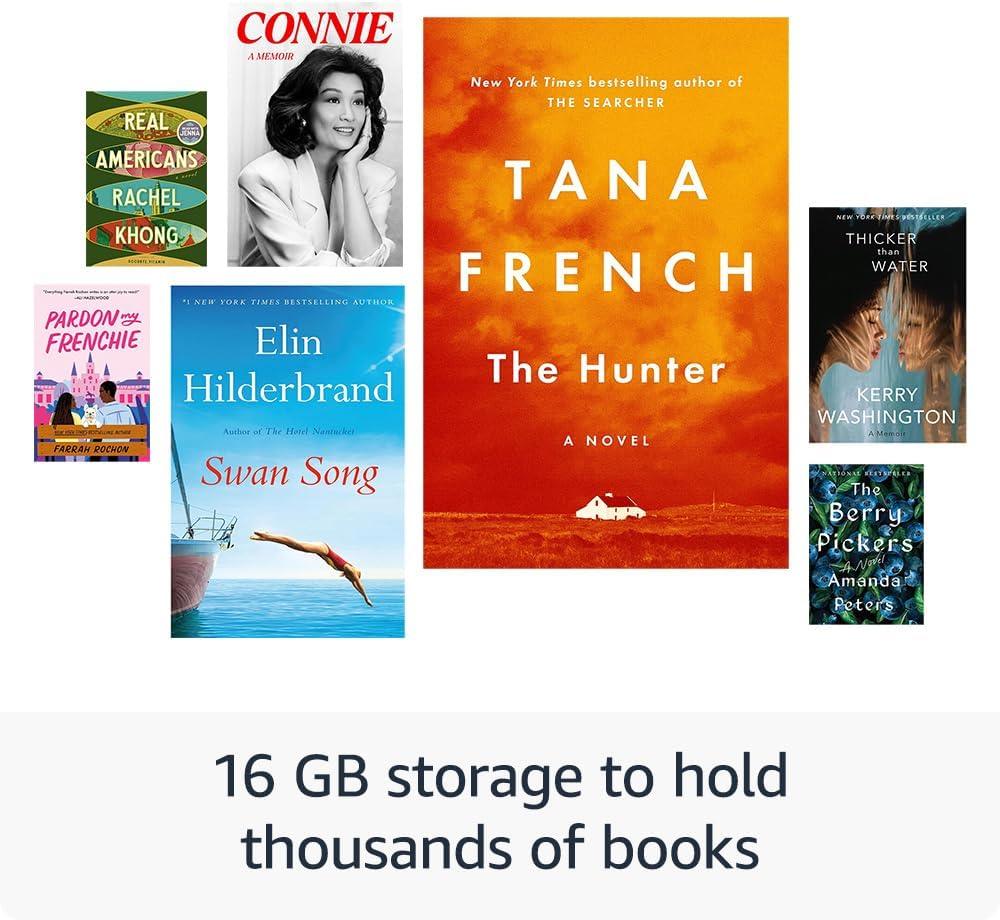 Amazon Kindle 16 GB (último modelo): El Kindle más ligero y compacto, ahora con cambios de página más rápidos y mayor relación de contraste para una experiencia de lectura mejorada. Matcha + 3 meses de Kindle Unlimited (con renovación automática) - Jlhbookstore.store