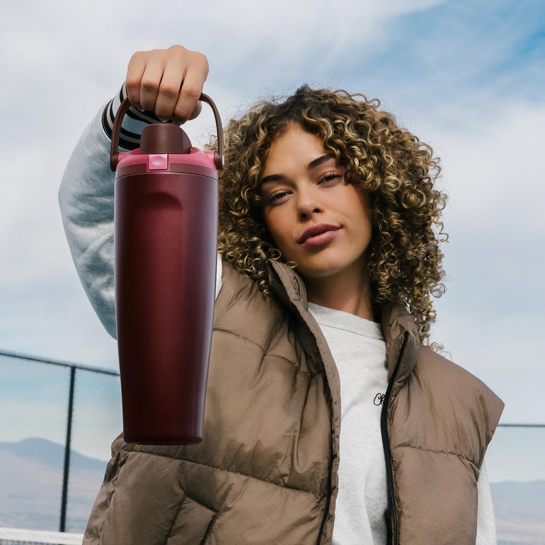 Owala FreeSip Sway Insulated Stainless Steel Water Bottle with Two-Way Spout, Built-In Straw and Bucket Handle, Made for Travel, School, and Sports, 40oz, BPA Free, Leak Proof, Off Road jlhbookstore.store